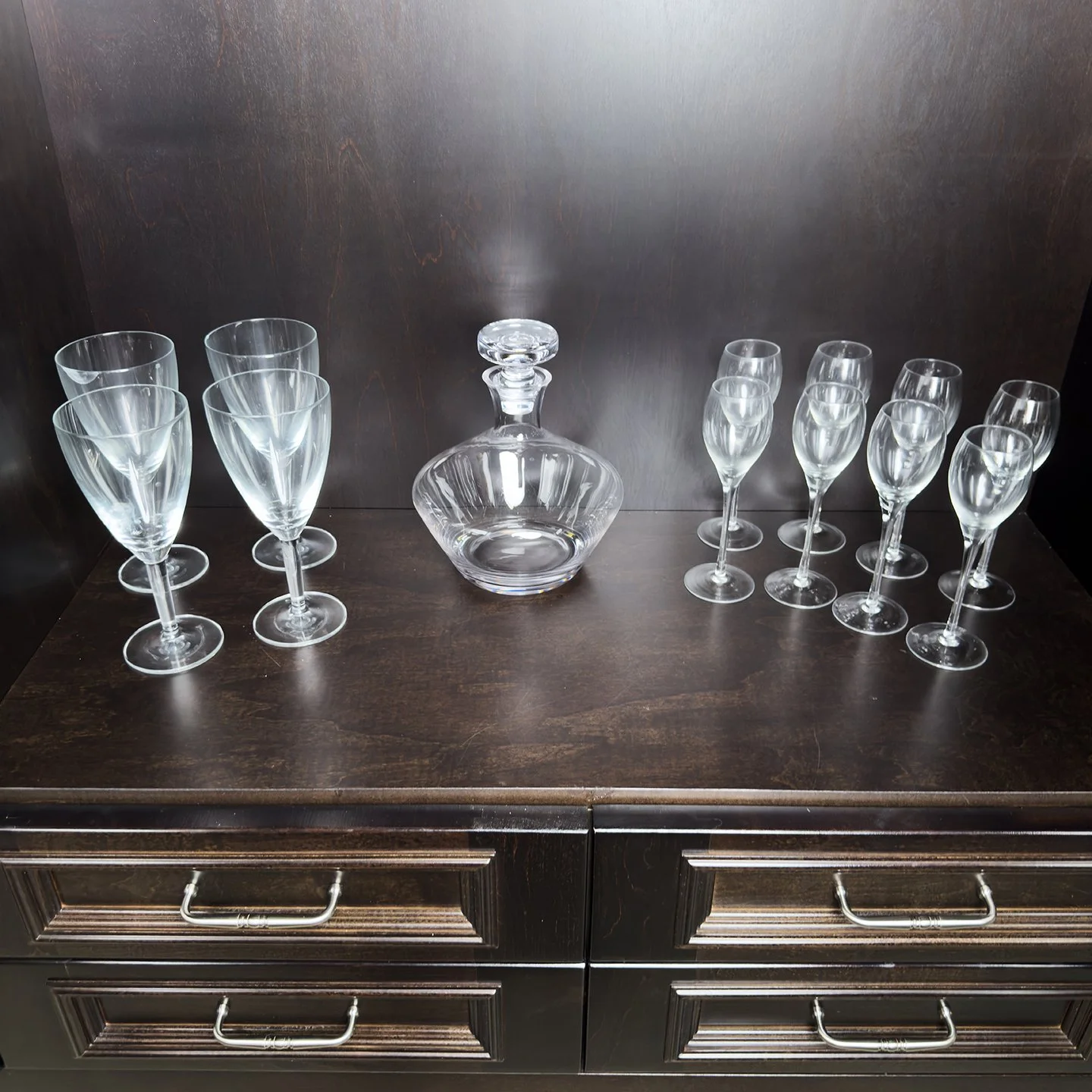 Crystal Glasses & Decanter