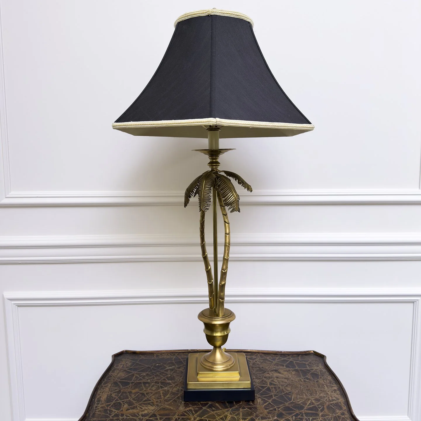 Brass Palm Tree Lamp
