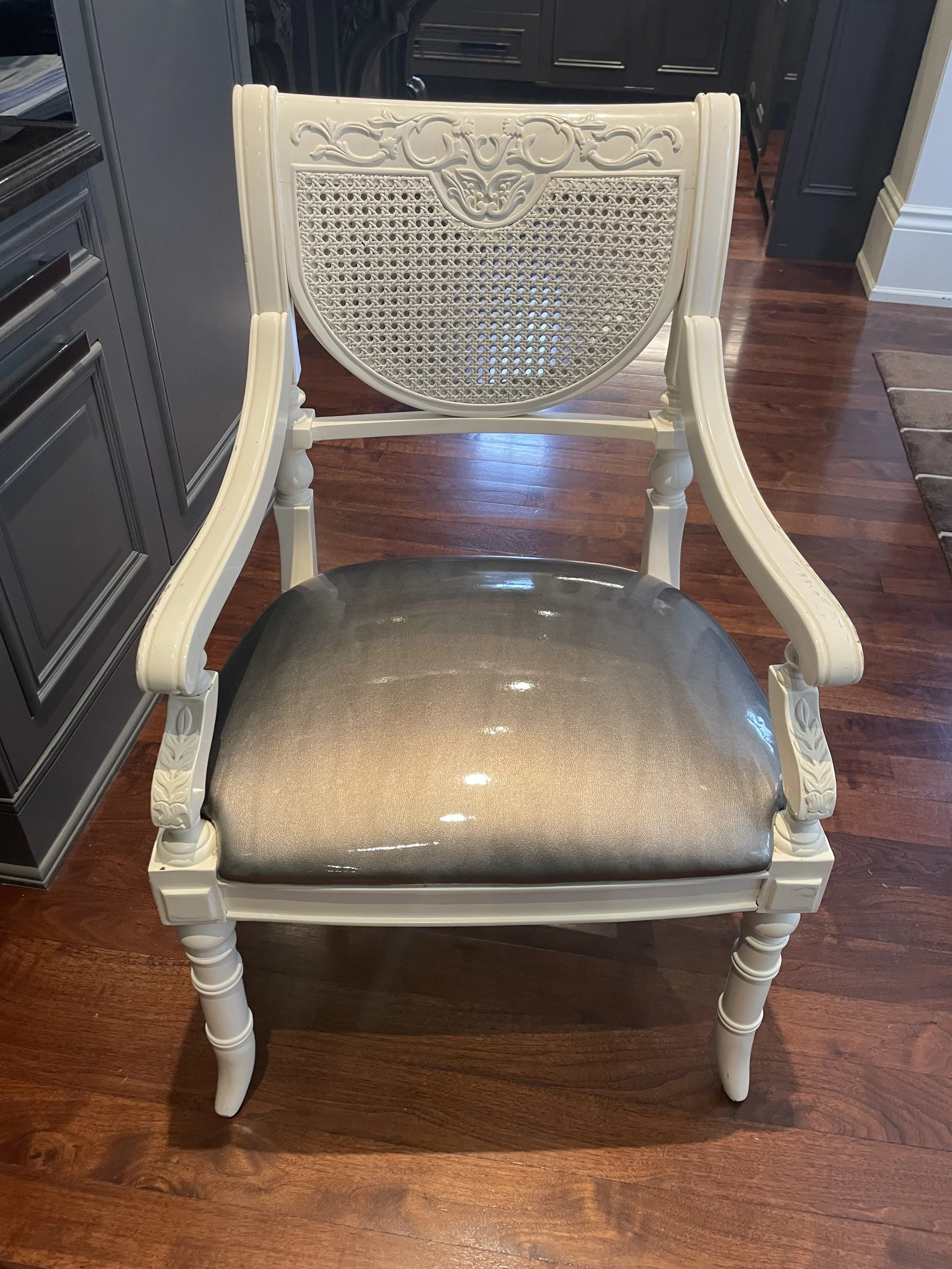 White Vanity Chair
