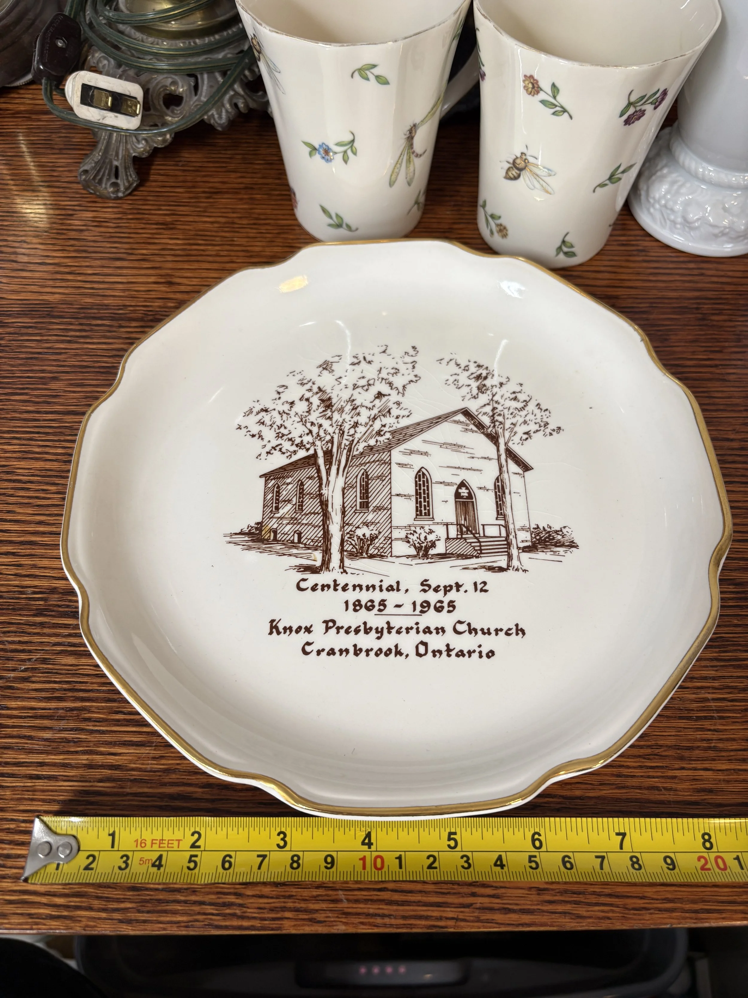 Knox Presbyterian Church Centennial Commemorative Plate