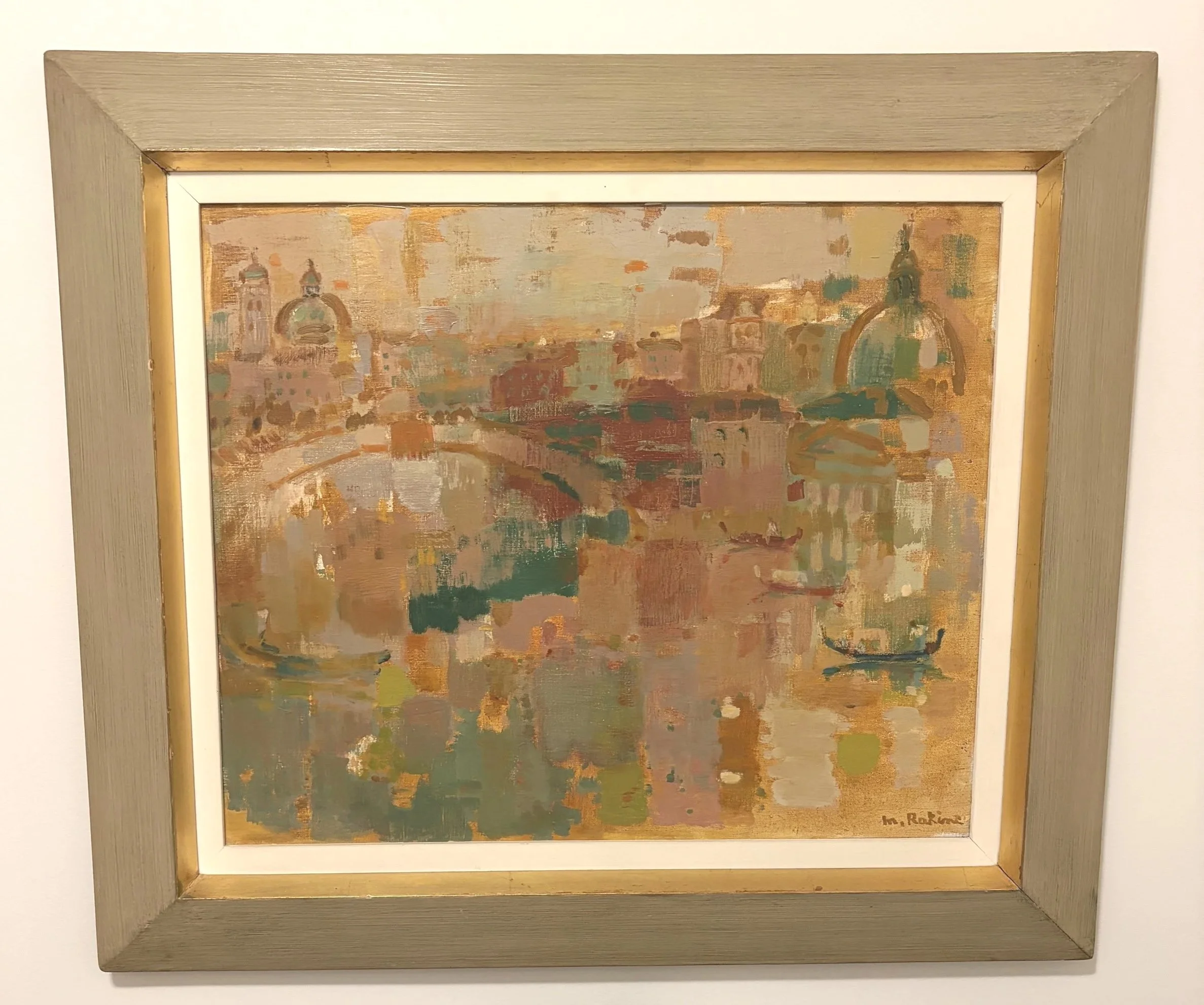 Original Oil Painting Scalzi Bridge