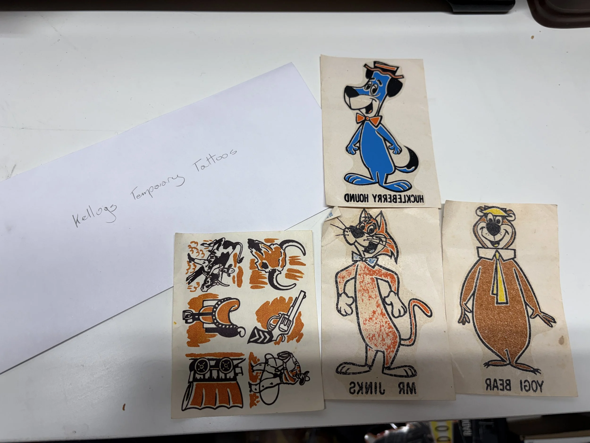 Hanna-Barbera Classic Character Temporary Tattoos