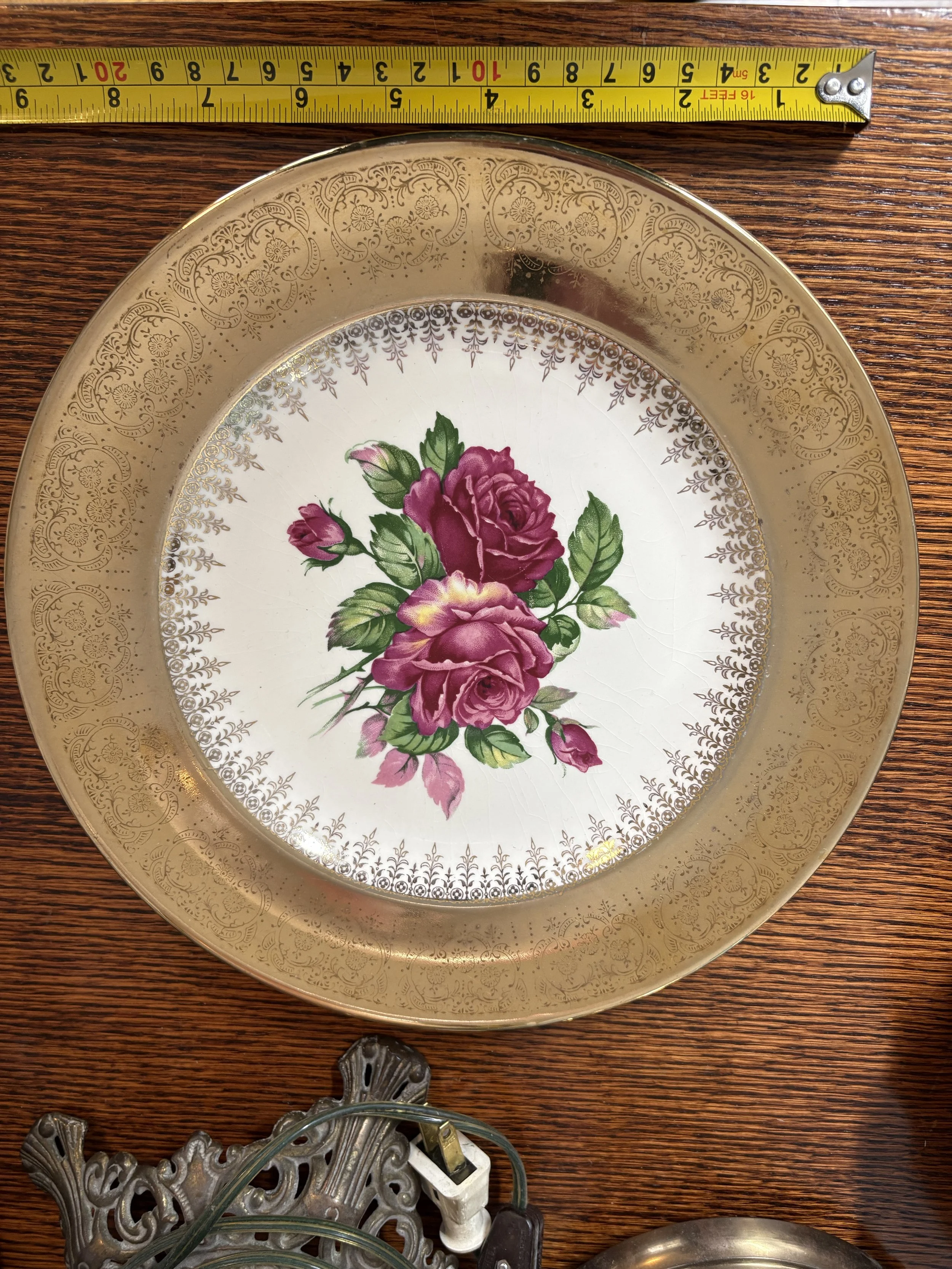 Floral China Plate