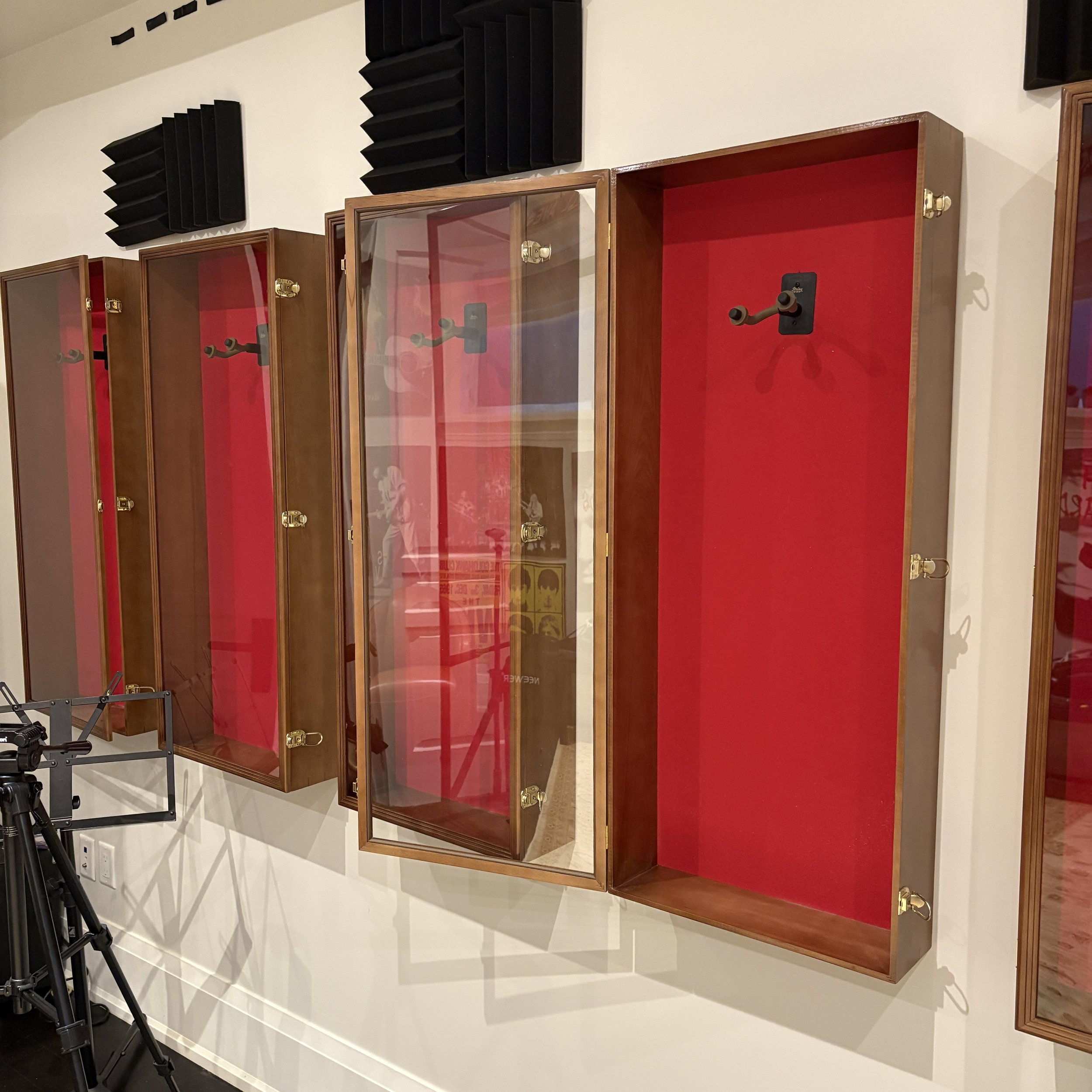 Set of Wall Mounted Display Case