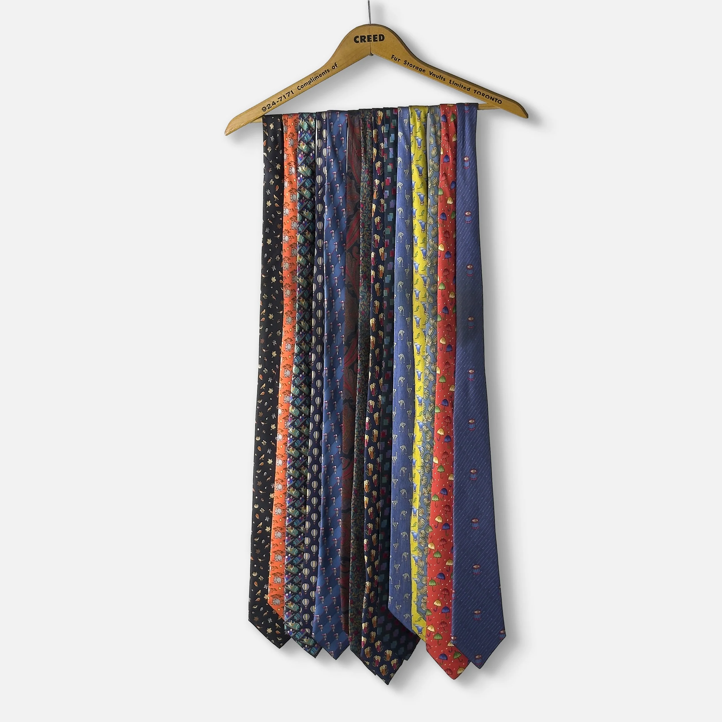 Group of Designer & Hermes Ties #3