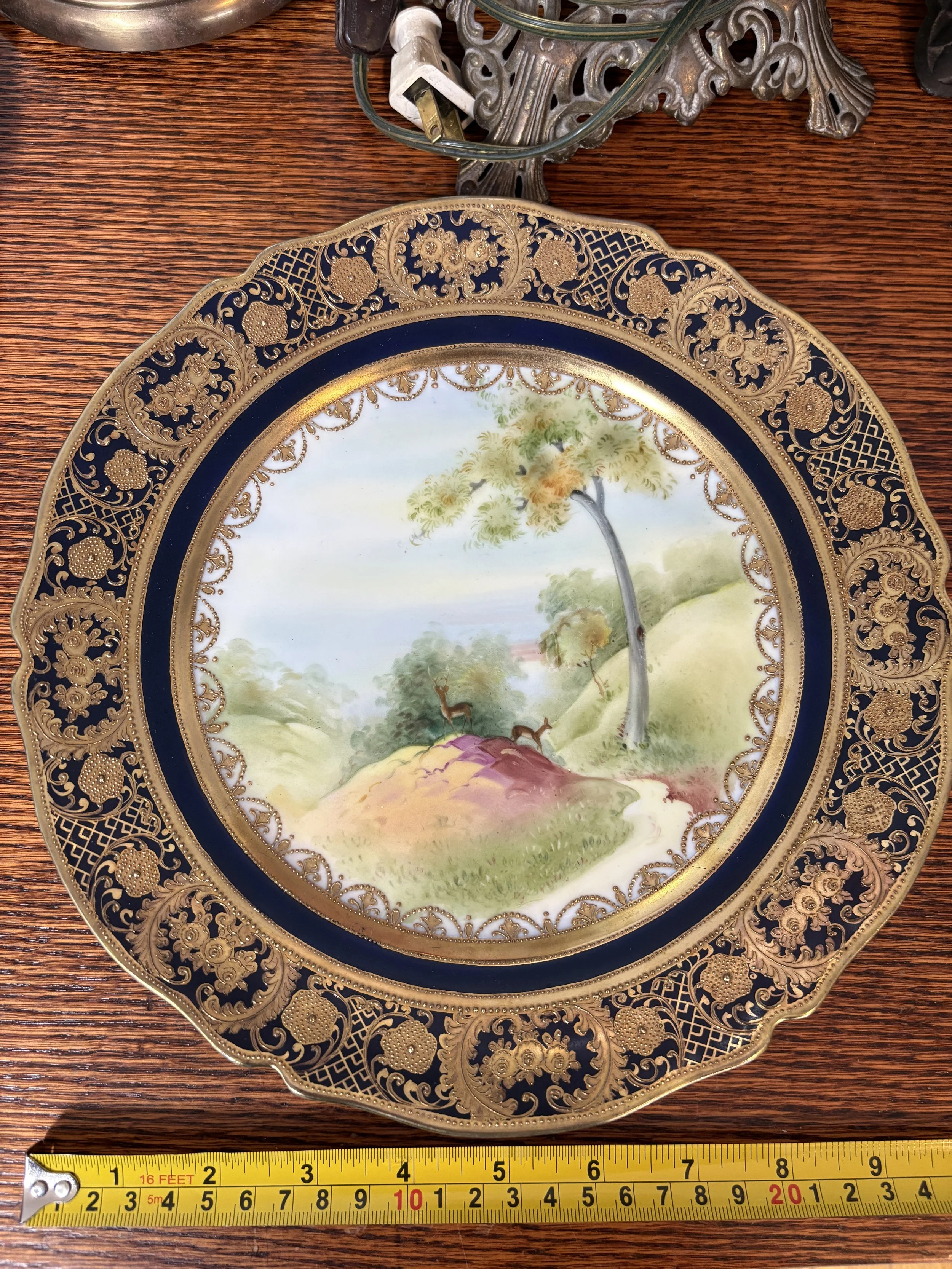 Nippon Hand-Painted Decorative Plate