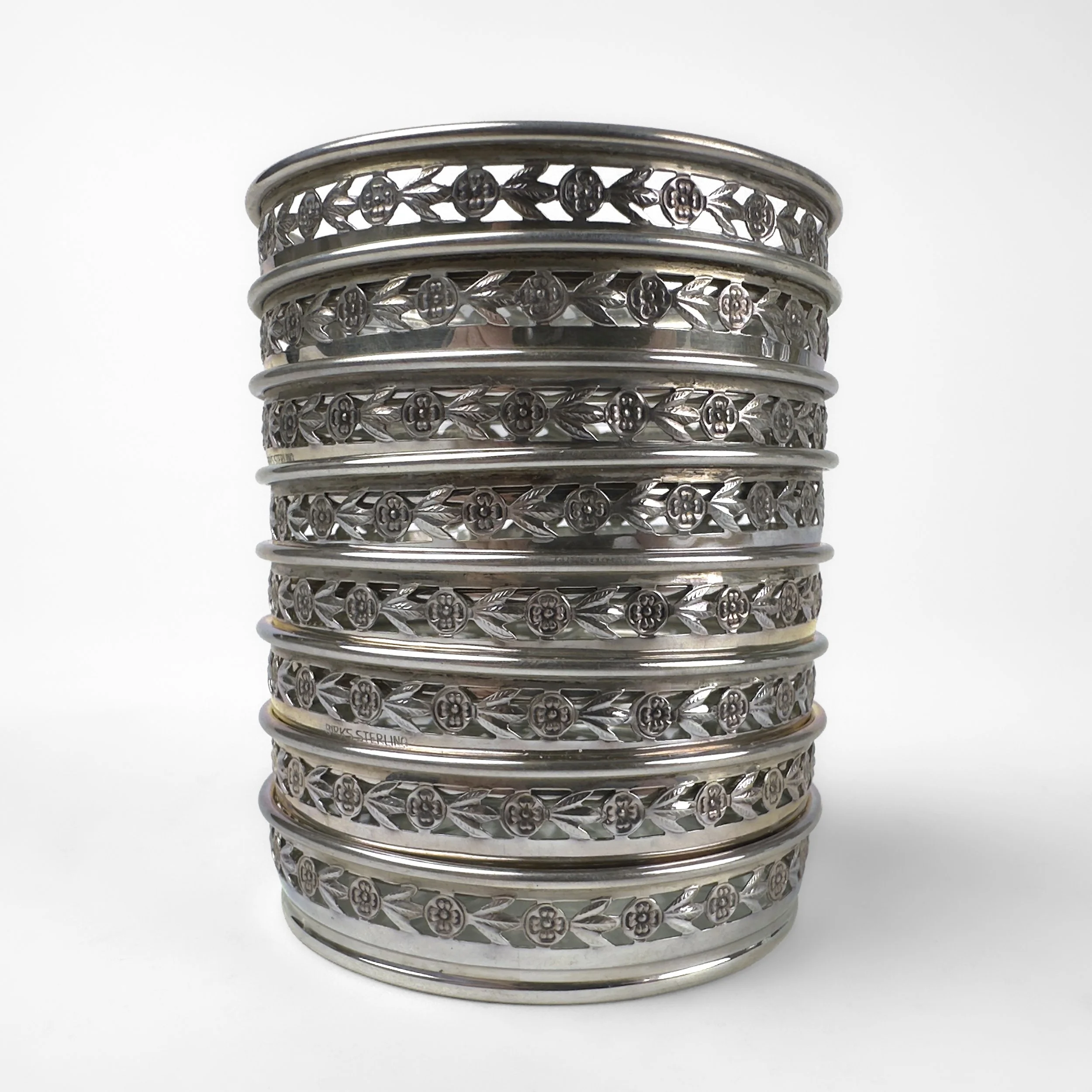 Birks Silver Coasters