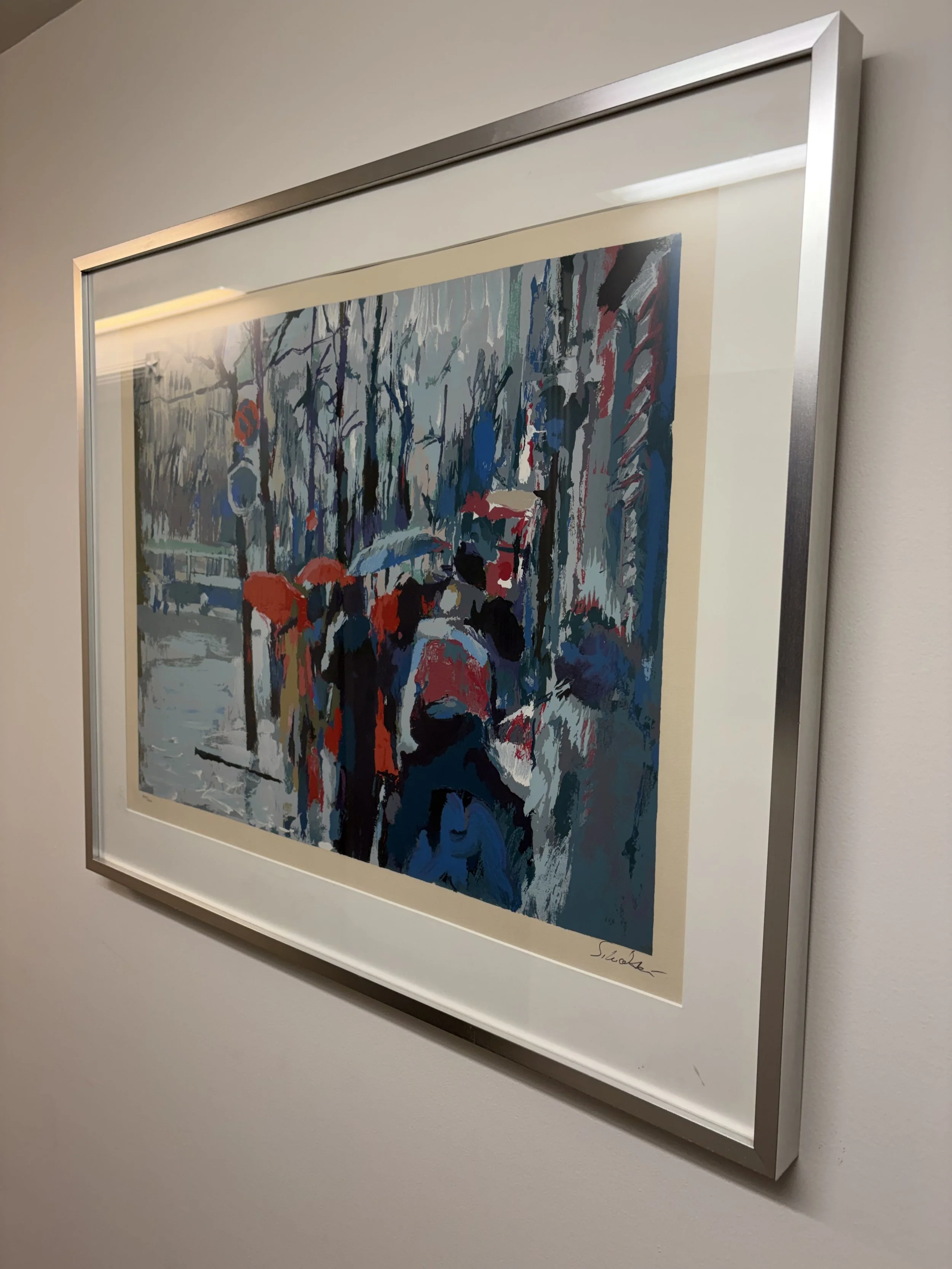 Signed Numbered Serigraph By Nicola Simbari