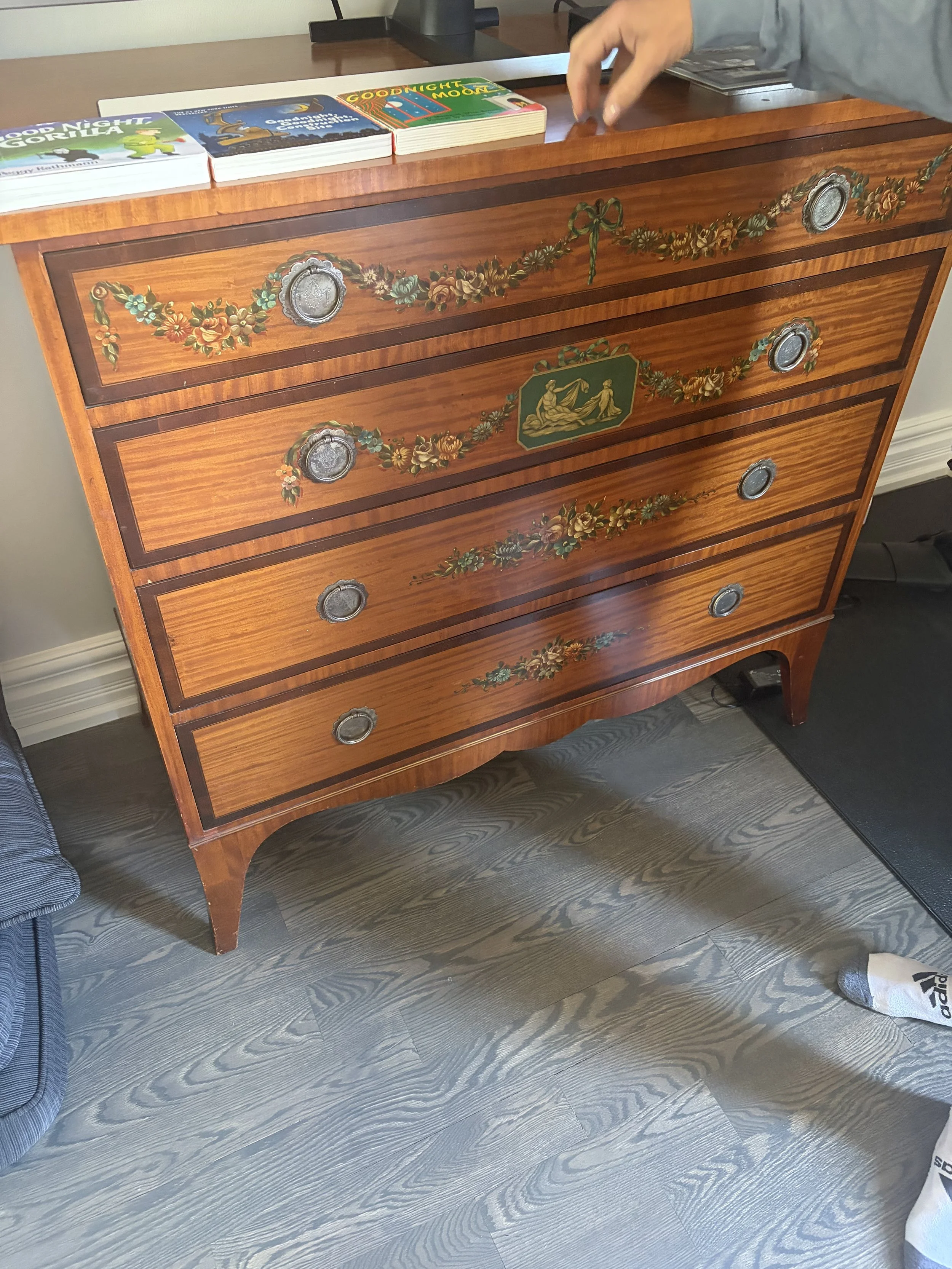Antique Inlaid Chest of Drawers