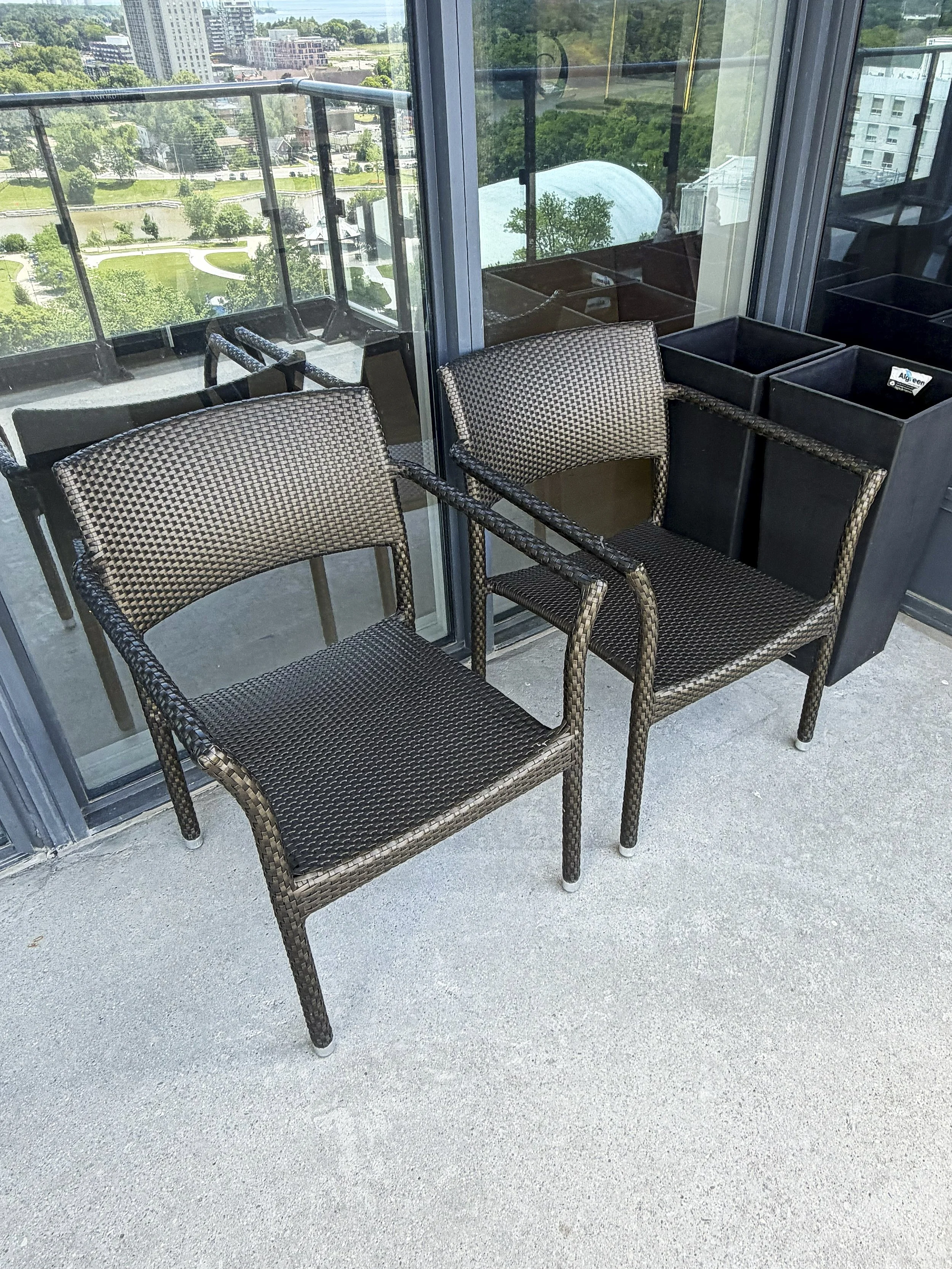 Dedon Brand Patio Chairs