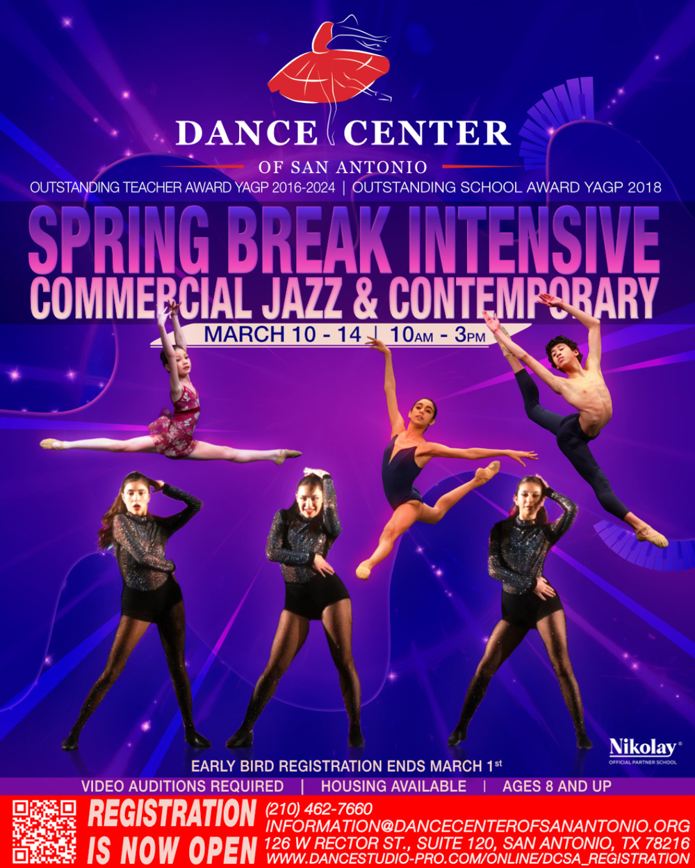 Spring Break Commercial Jazz & Contemporary Intensive!