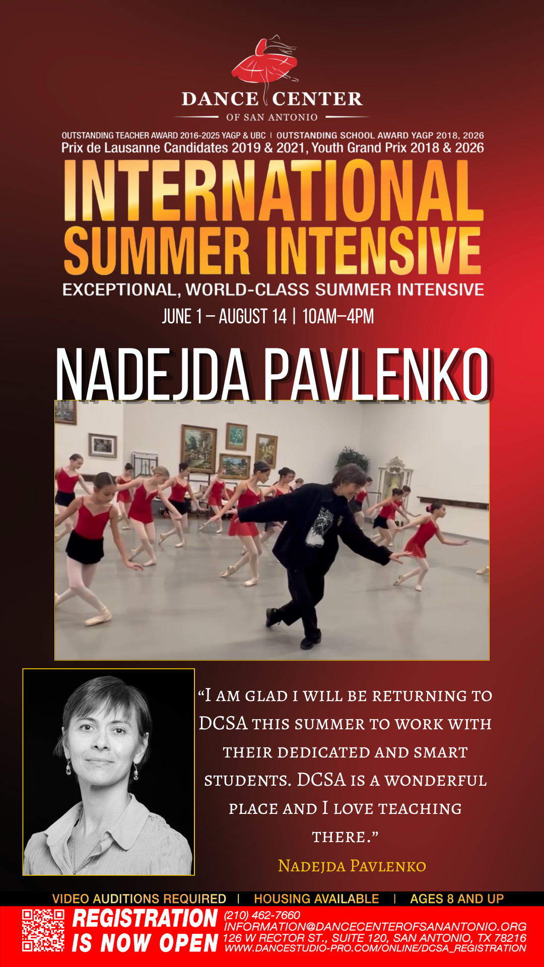 DCSA Summer Intensive Week 1: Nadia Pavlenko