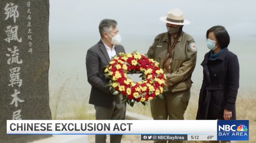 Ceremony on Angel Island Marks 140 Years Since Passage of Chinese Exclusion Act (NBC Bay Area)