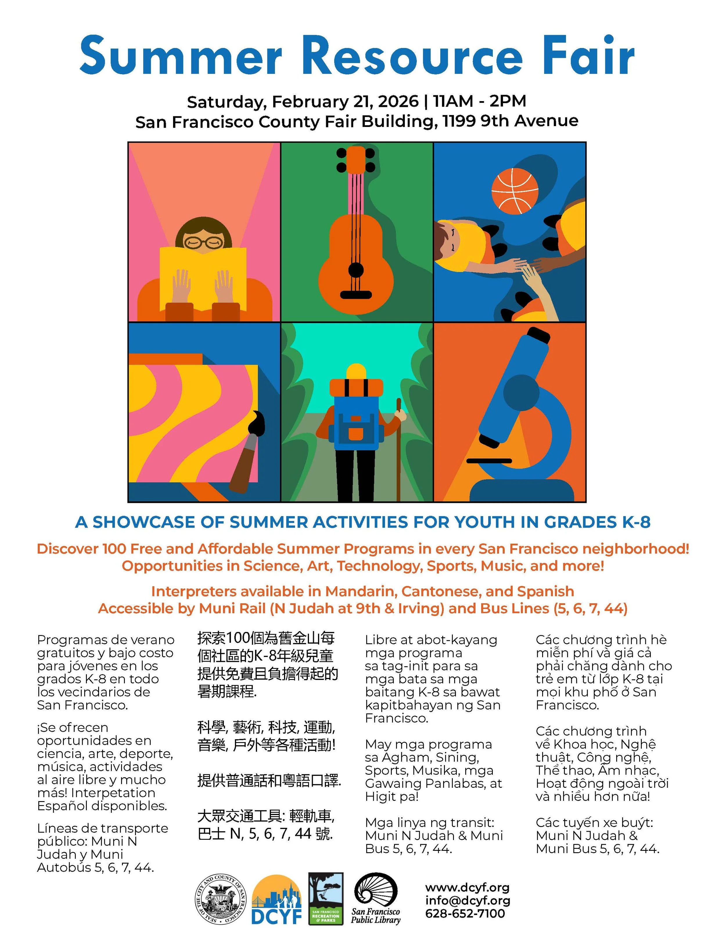 SFDYF Summer Resource Fair