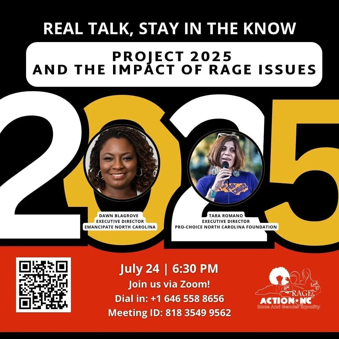 TOMORROW ⭐️ Join @rageactionnc for this important discussion! #project2025