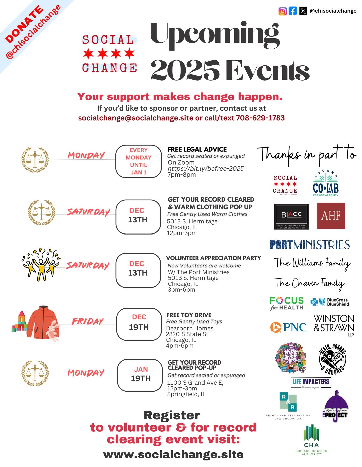 On Friday December 19th we&rsquo;ll be sharing free gently used toys with families who could use a little extra joy this season. No strings, no sign up, just community taking care of community. If you&rsquo;d like to support, please help us spread th