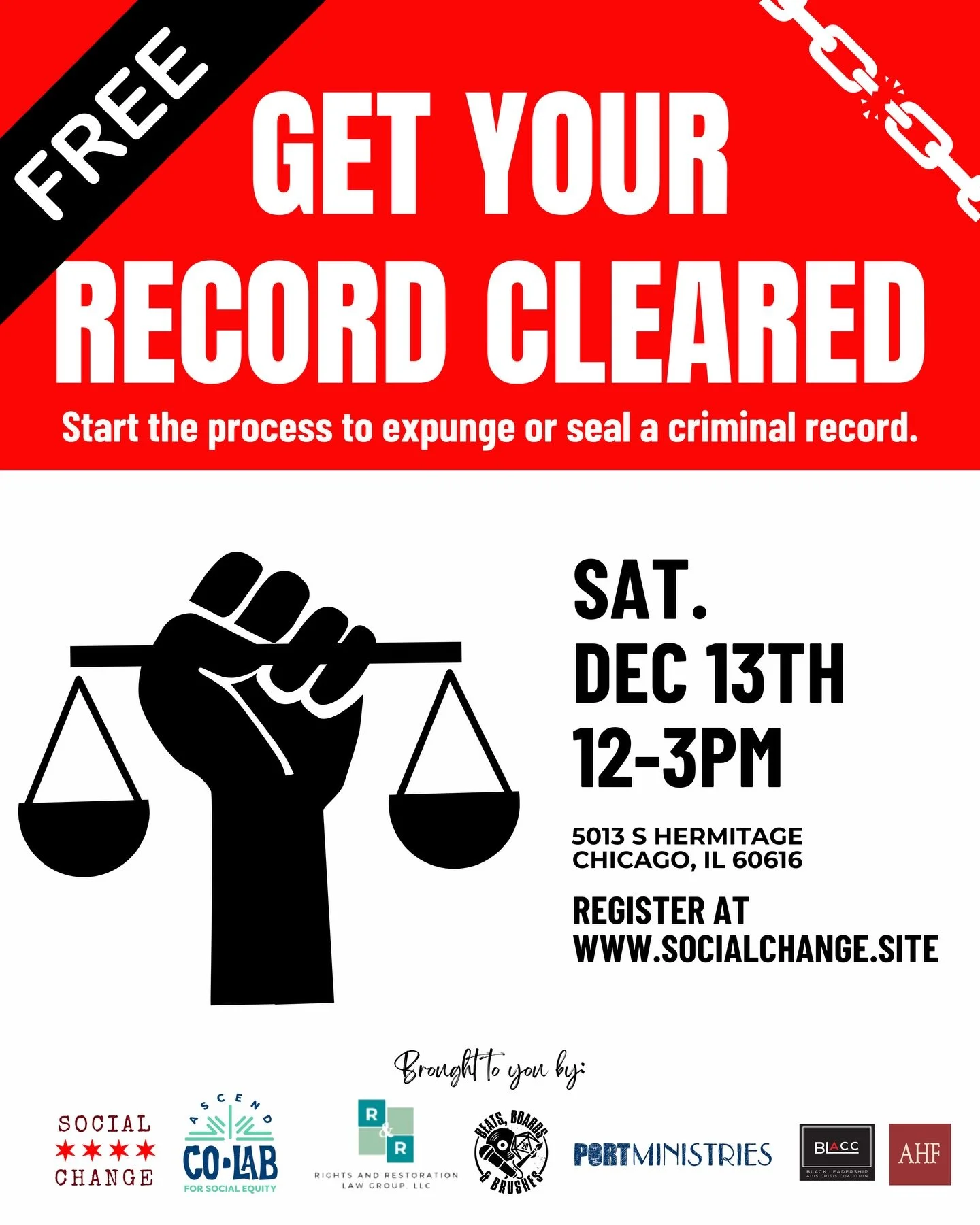 📣CHICAGO! On December 13 we&rsquo;re hosting a Record Clearing and Warm Clothing Pop-Up at The Port Ministries. If you&rsquo;ve been putting this off or didn&rsquo;t know where to start, this is your moment. 

And if you or someone you know needs wa