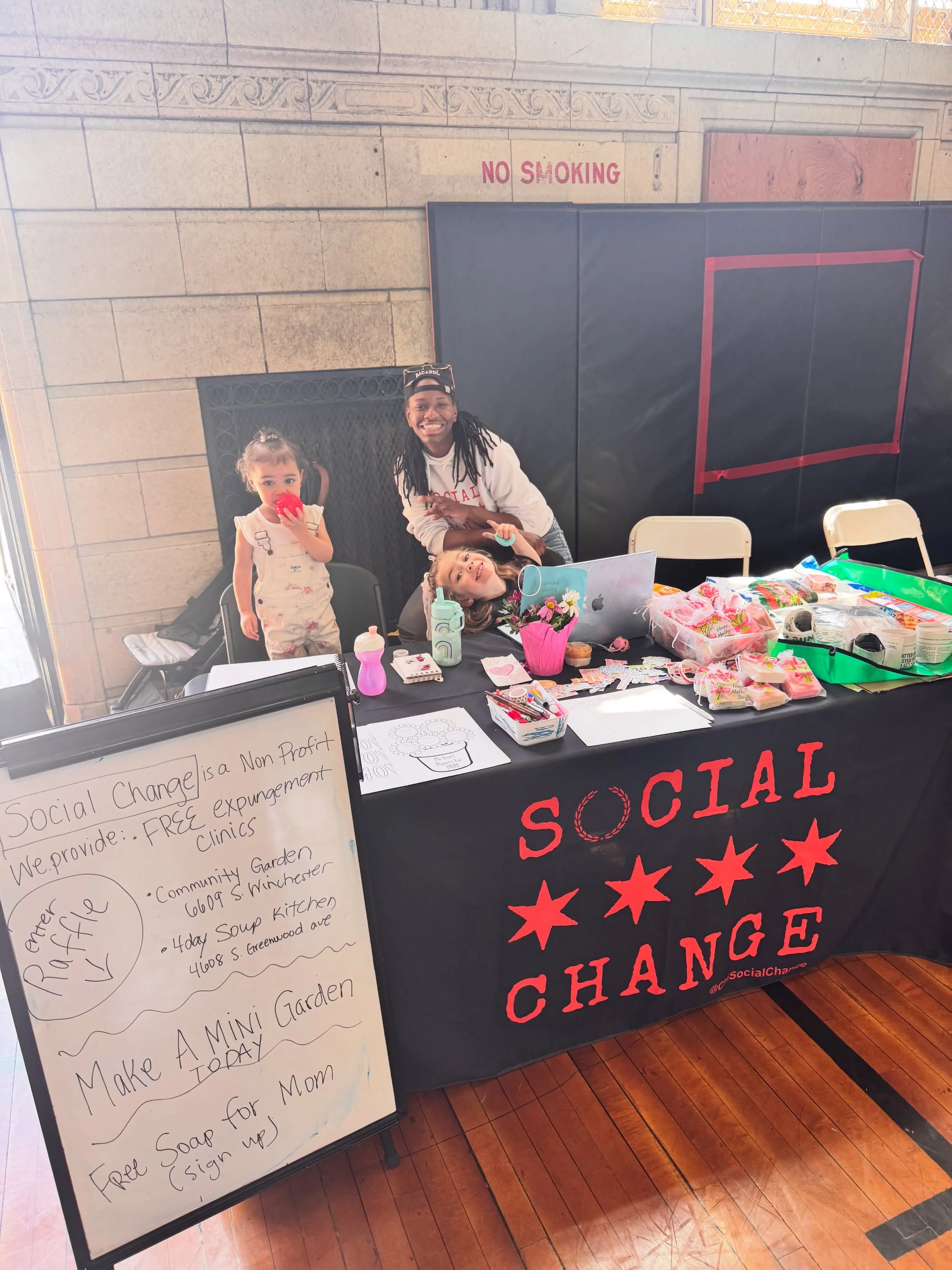 Stop our table in the field house gym! Over 100 vendors are here at Lakesia Collins 6th annual Mothers Day Celebration at Douglas Park! 12-5 5/9/26