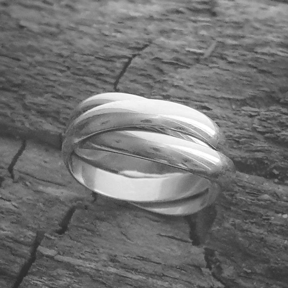 fabrique ta bague "entrelacée" en fil d'argent COMPLET