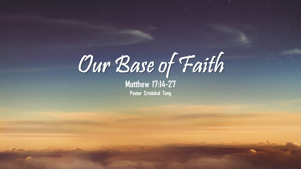 Matthew 14 27