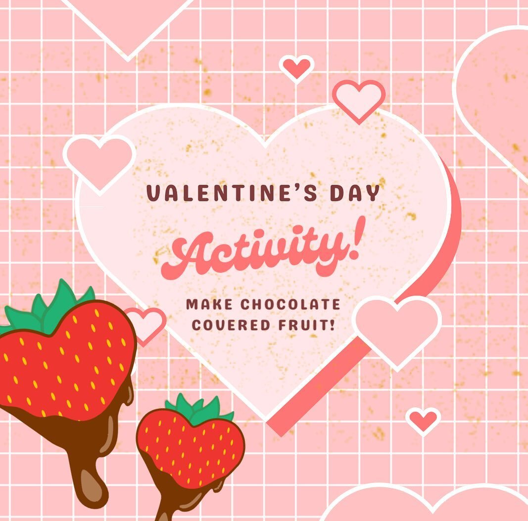 Come this Sunday to decorate fruit to celebrate Valentine&rsquo;s Day!
