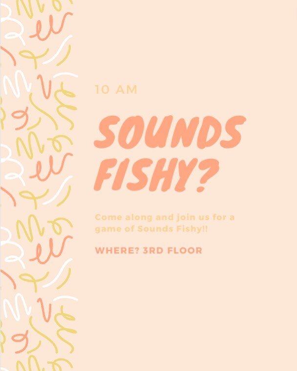 Come tomorrow to see what this game is like! 🐠🐠🐠