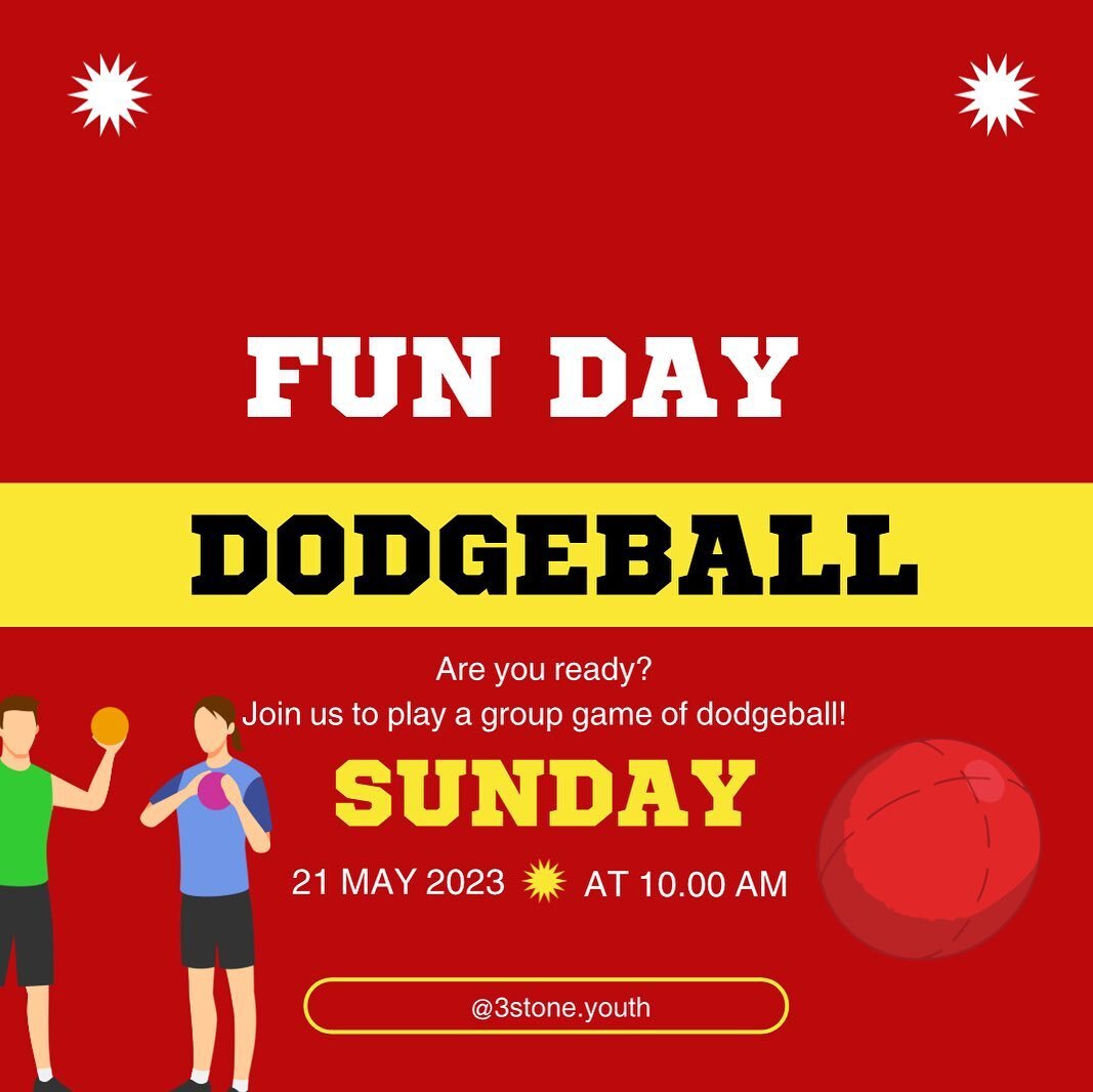 Join us this Sunday as we have a competitive/sporty fun day!