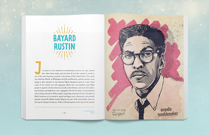 Book Spread - Bayard Rustin