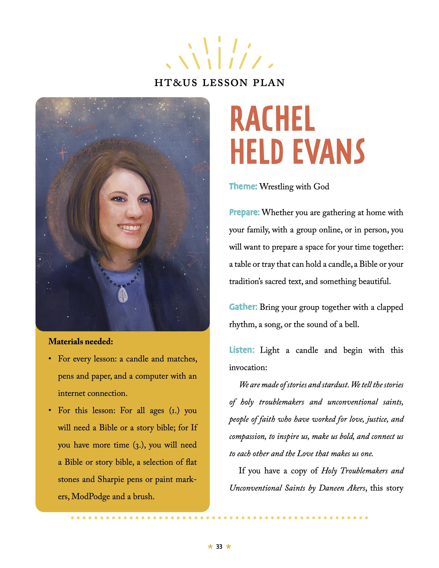 Holy Troublemakers Unconventional Saints Curriculum, Part II: 