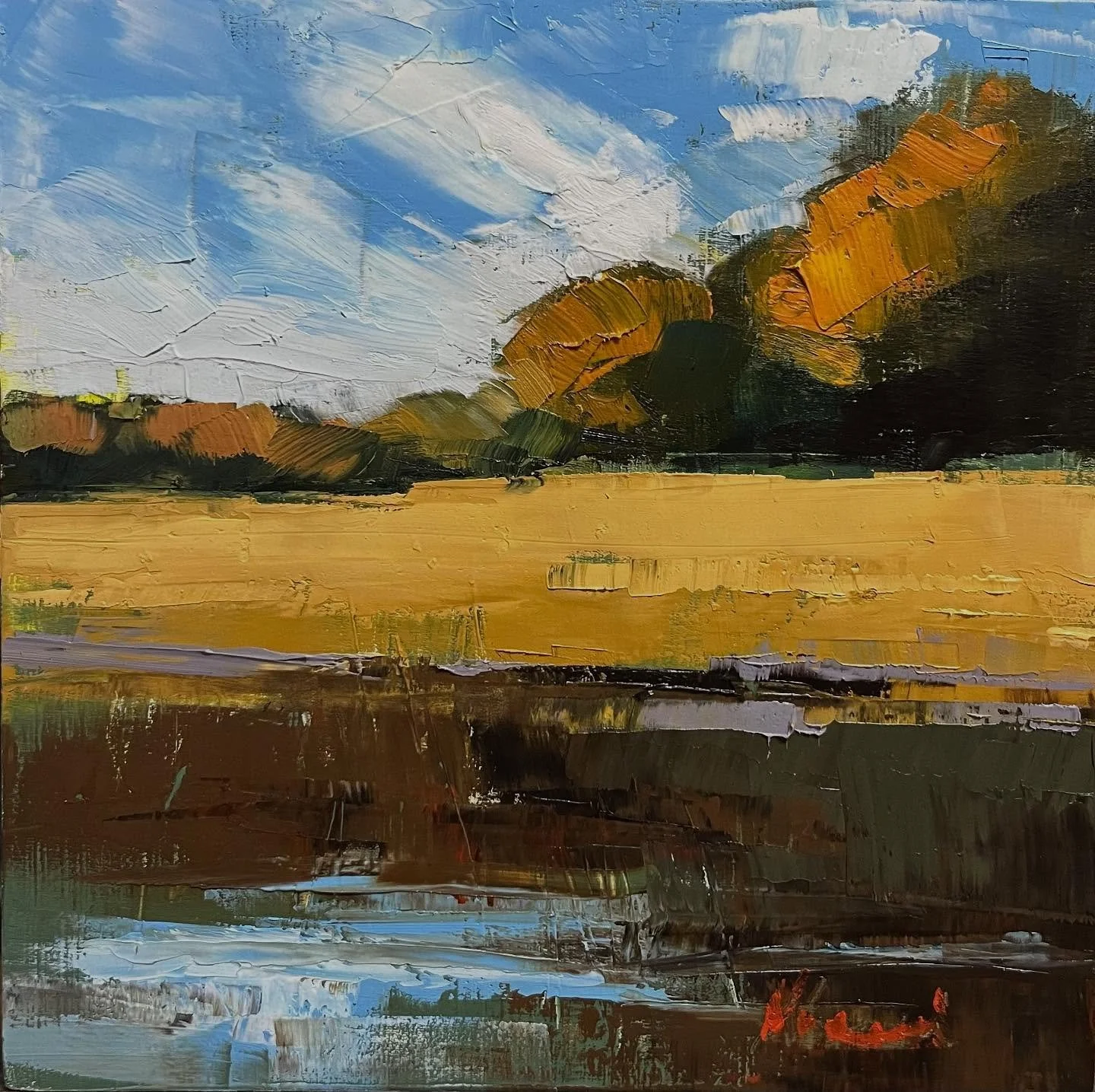 Fall skies are just so beautiful. #fallseason #fallart #artgift #holiday