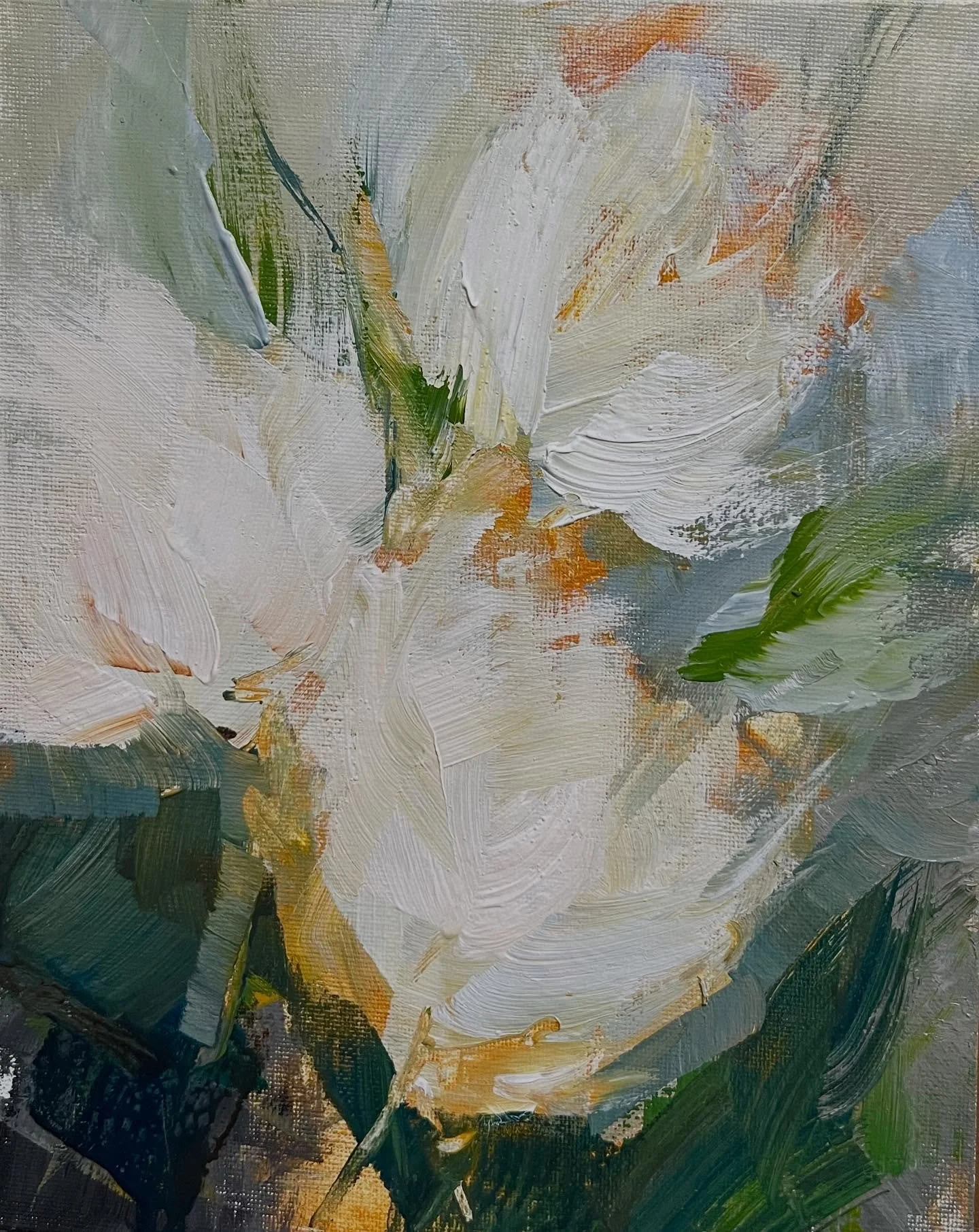 Abstract Floral in acrylic. 8x10. #artpaintings #painting #artgift