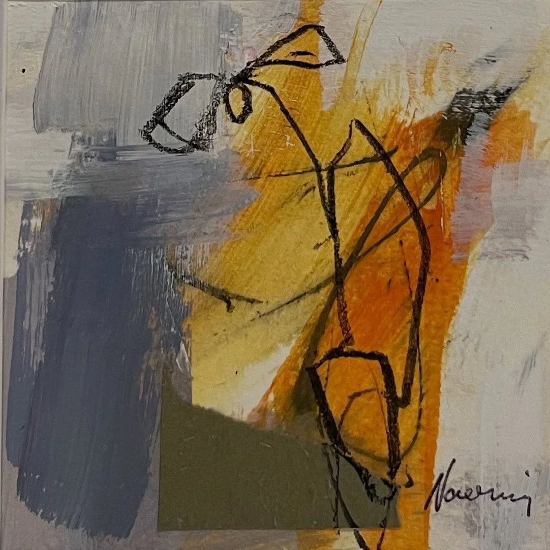 Some of the abstract painting like this one in acrylic and collage is going to  Pence Gallery in Davis, CA today. #collageartist #abstractcollage #collageartist #northerncaliforniaphotographer #sfart