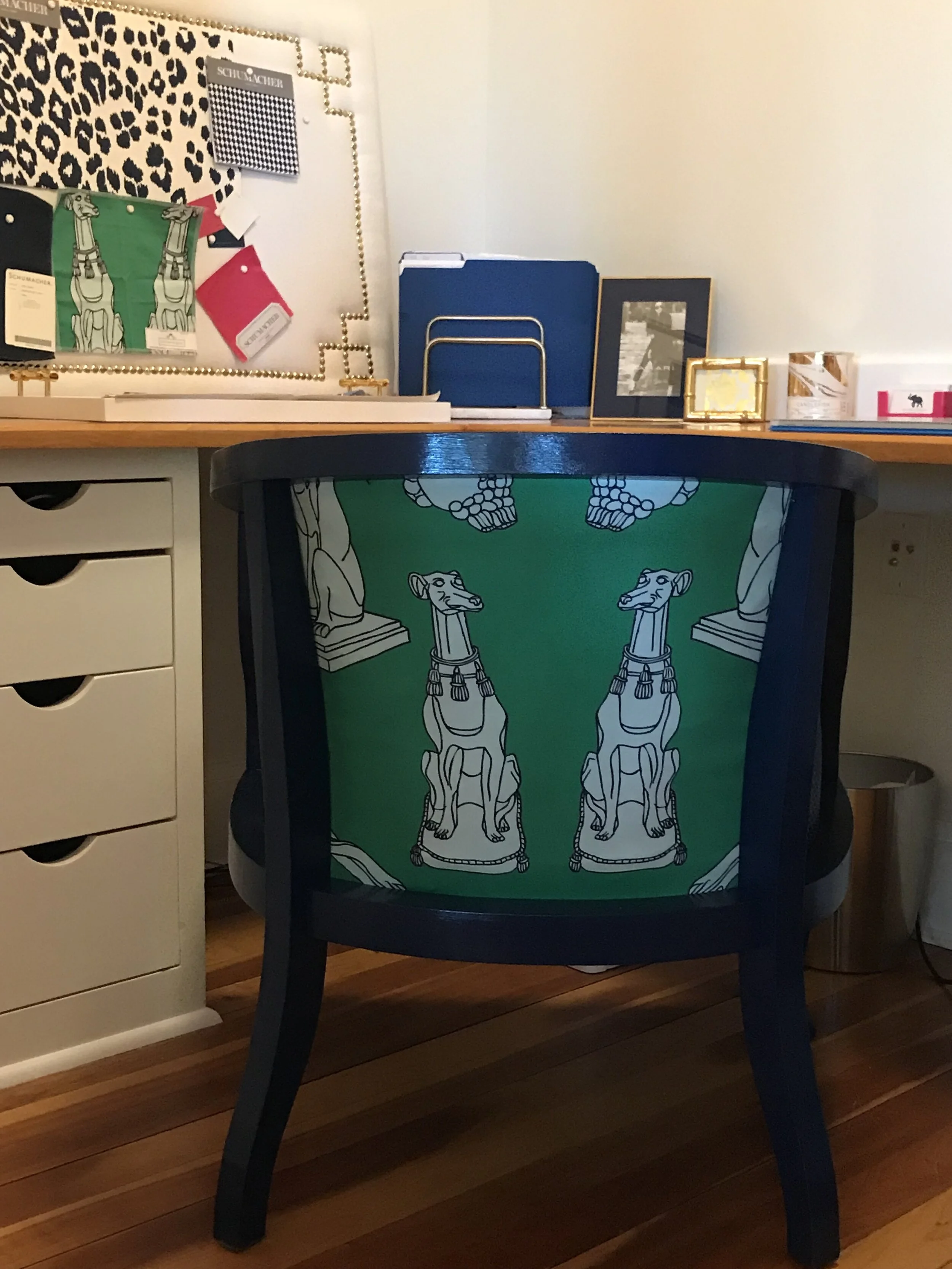 Vintage Cane Barrel Chair