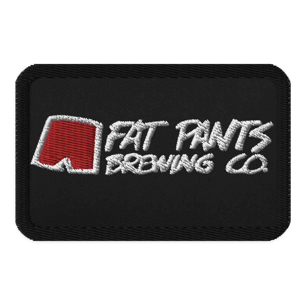 Embroidered logo patch — Fat Pants Brewing Co.