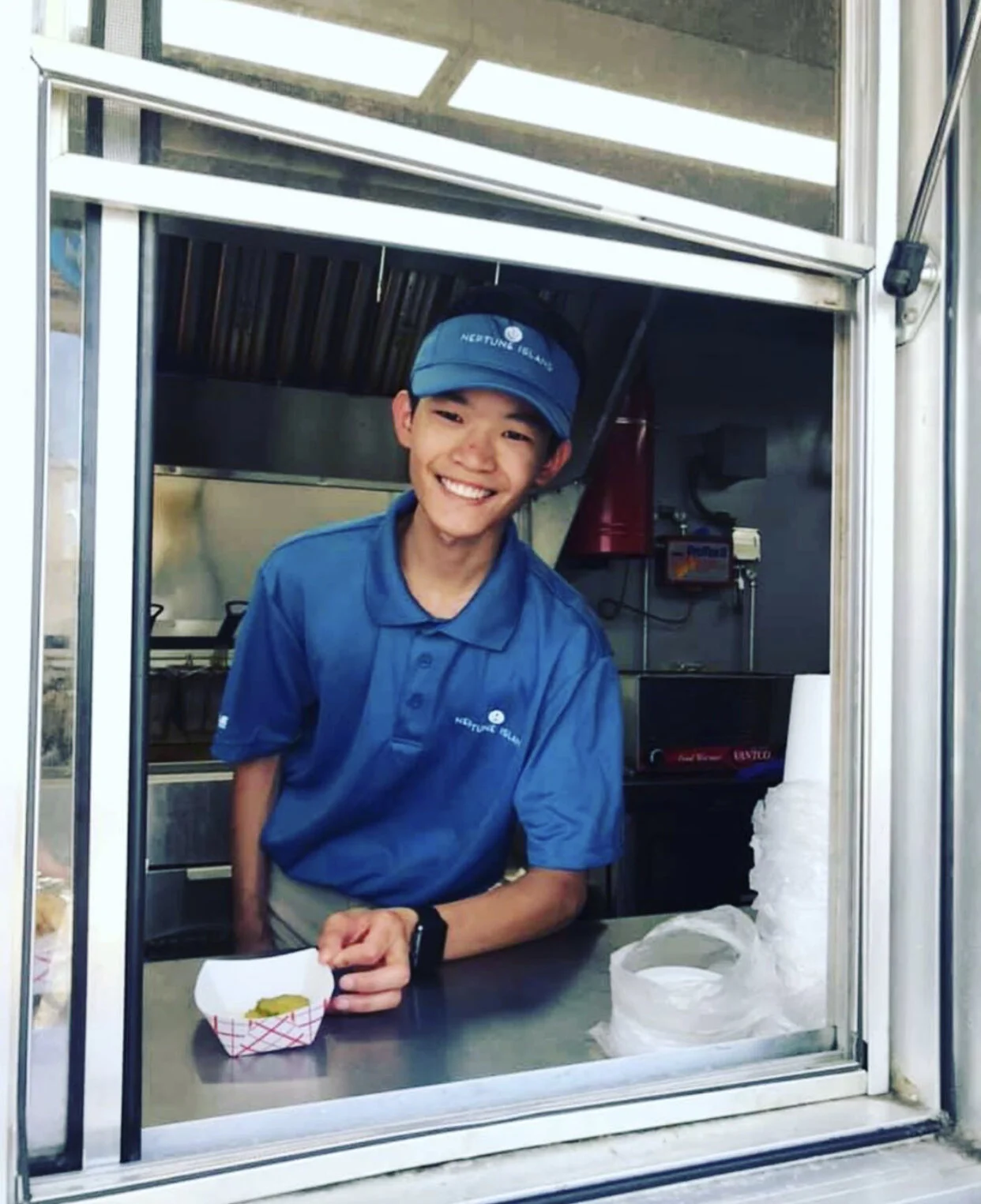 “My favorite thing about working at Neptune Island is   the guests I serve and the crew members that I work with every day.