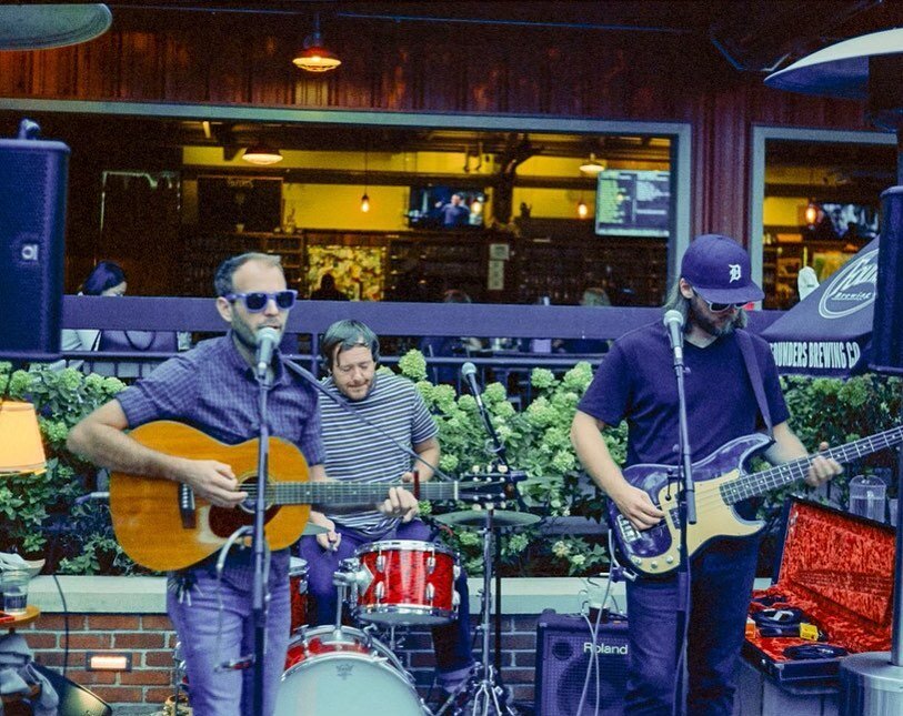 Thanks to @darkroomdave for these great shots from our show at @foundersbrewing beer garden a few weeks ago. 
.
.
.
#film #filmphotography #live #livemusic #livemusicphotography #valentiger #founders #slingerland #acousticguitar  #ampeg #fender #yama