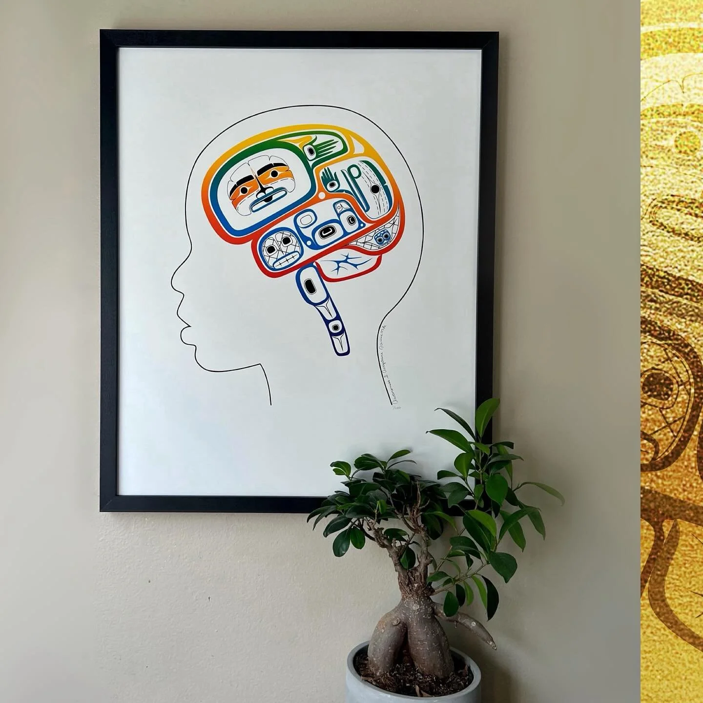 ♾️🌈Awareness &amp; Acceptance🌈♾️

These screen printed prints are limited edition and available for purchase on my website or locally at the Terrace Art Gallery gift shop. 

Inspired to make this design after my little ones were diagnosed with auti