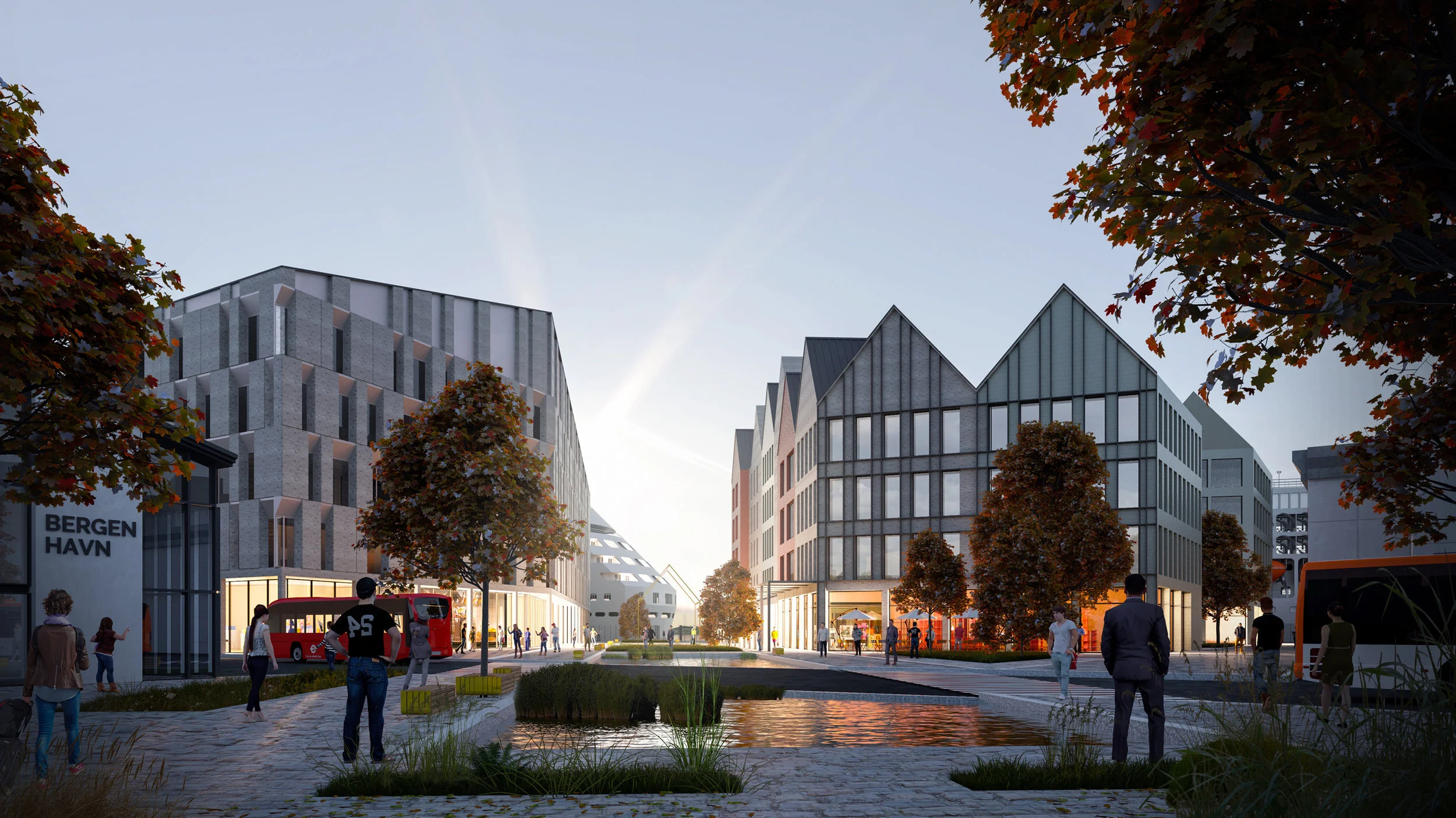 Vill Urbanisme har tegnet visjonen for nye Bergen Havn