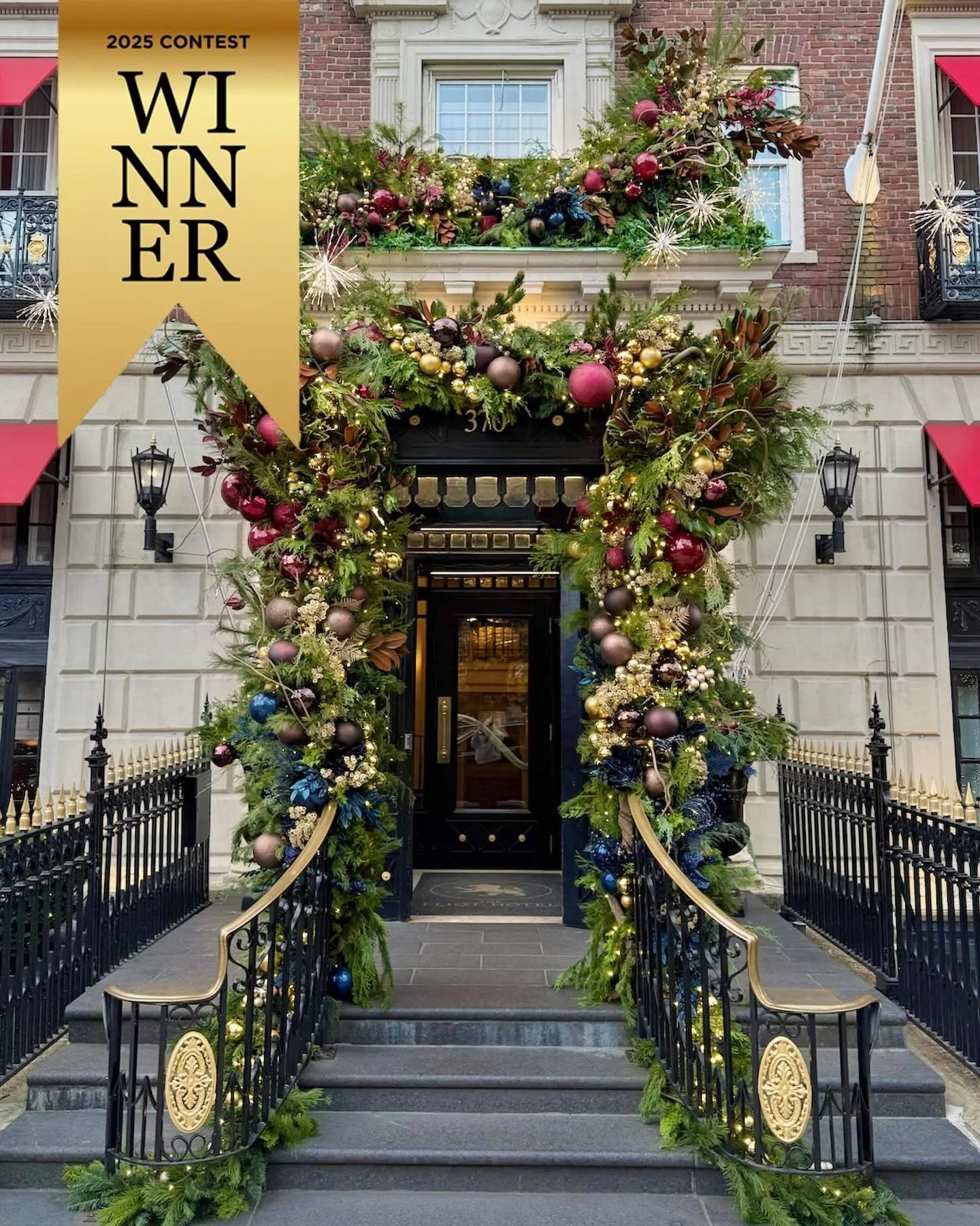 We are so excited to share that for the third year in a row, our holiday design at @eliotsuitehotel had been named a winner in @vickermancompany Design Contest as 2025 Best Outdoor!

We truly love partnering with The Eliot and the incredible team the