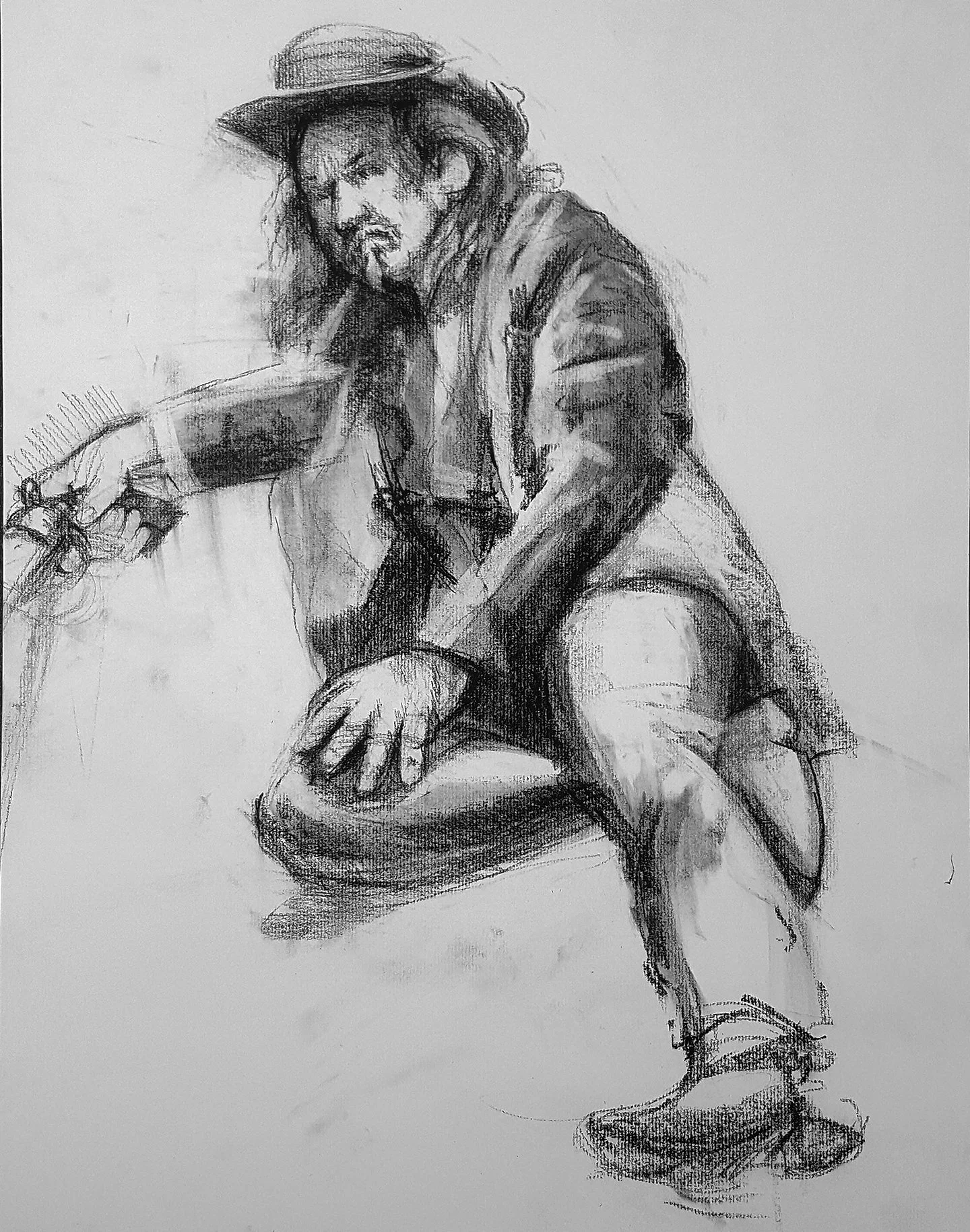                      figure drawing                     charcoal 