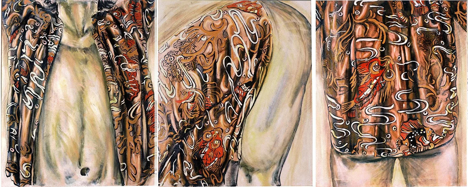        Three Sides of B.D. Eidken                    oil on canvas 
