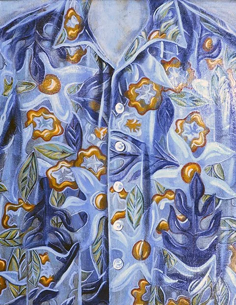                 Blue Shirt                                  oil on canvas 