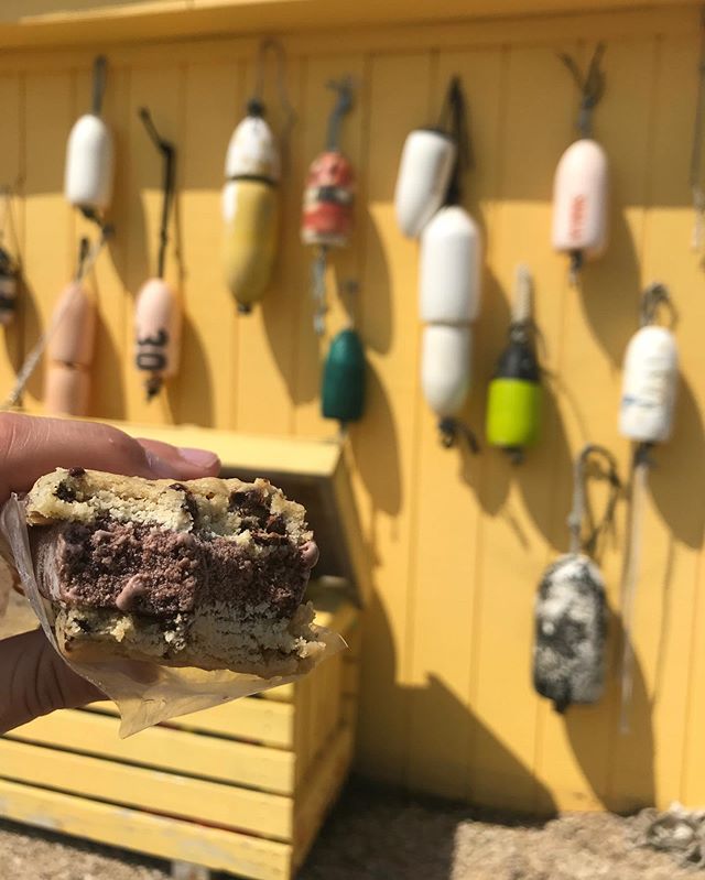 Our kind of chocolate bar 🍫 #sandbarshc #icecreamsandwich