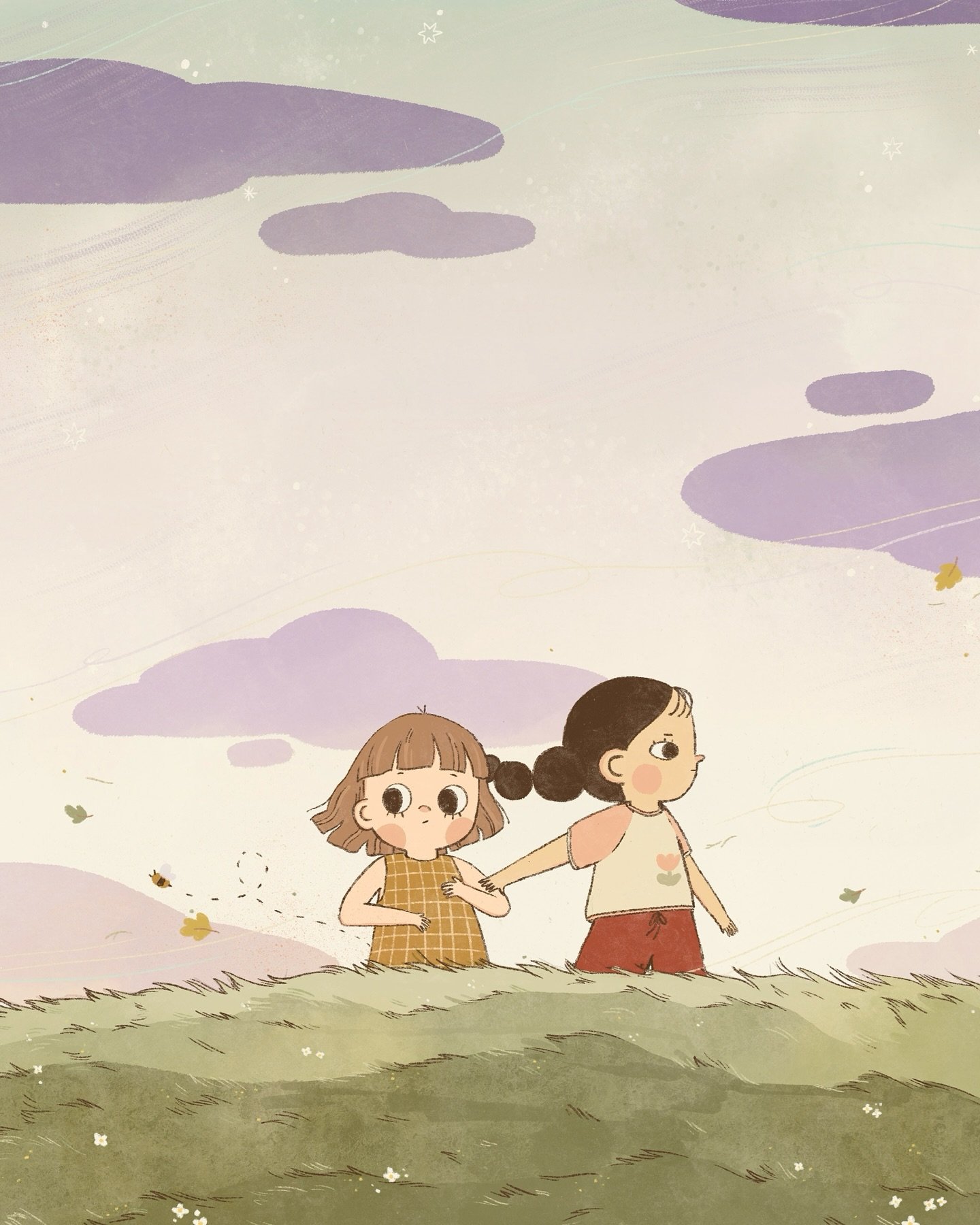 Trying out a new way of posting &gt;&gt;&gt; scroll through to hopefully see a nice little collage of Anna and May 
.
.
.
#scrl #collage #portfolio #picturebook #picturebookartists #bookillustration #bookillustrator #kidlit #kidlitart #kidlitportfoli