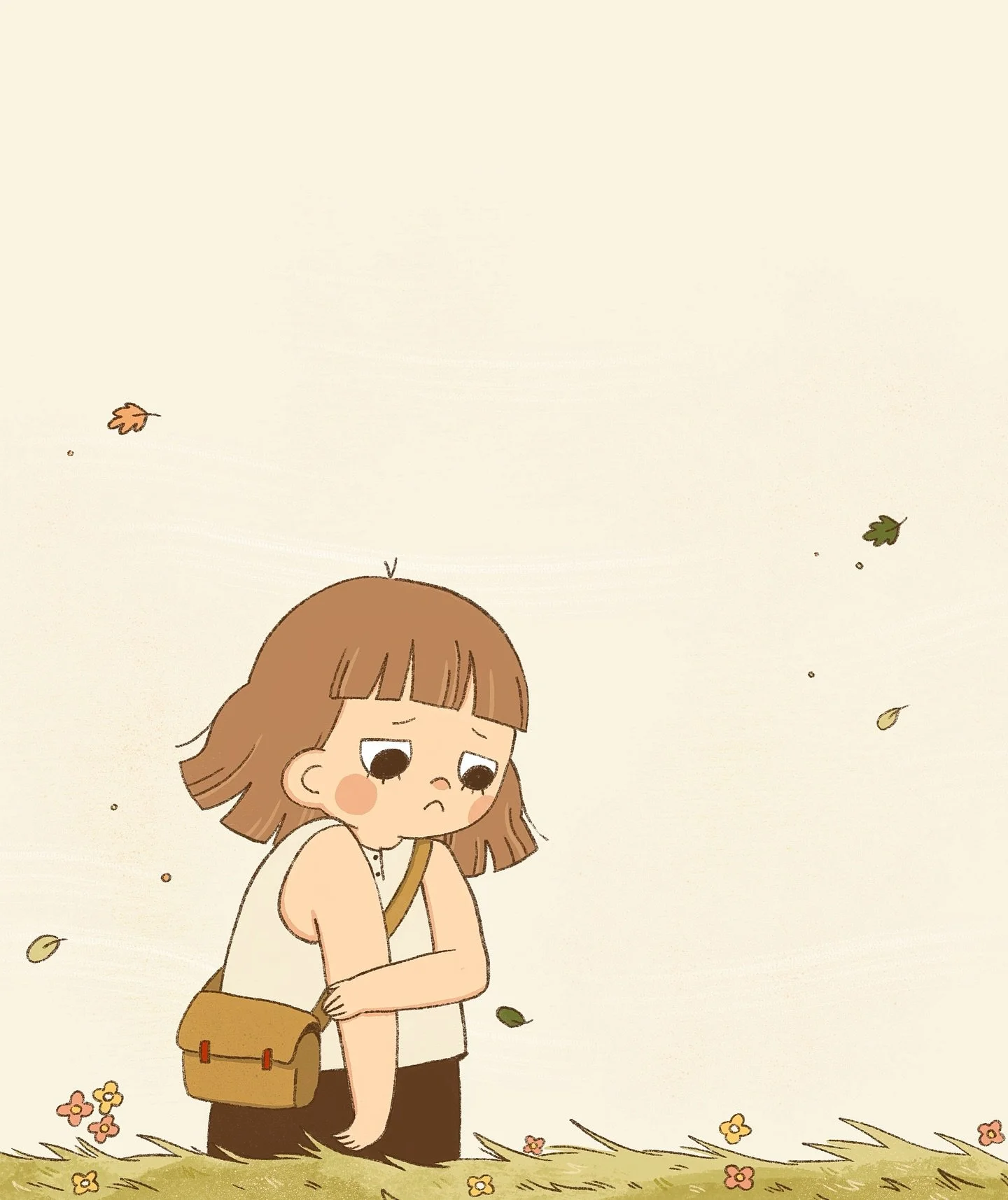 Sometimes Anna can’t think of anything to draw 
and it brings her great sadness 
.
.
#portfolio #picturebook #picturebookartists #bookillustration #bookillustrator #kidlit #kidlitart #kidlitportfolio #illustrationportfolio #artist #art #childre