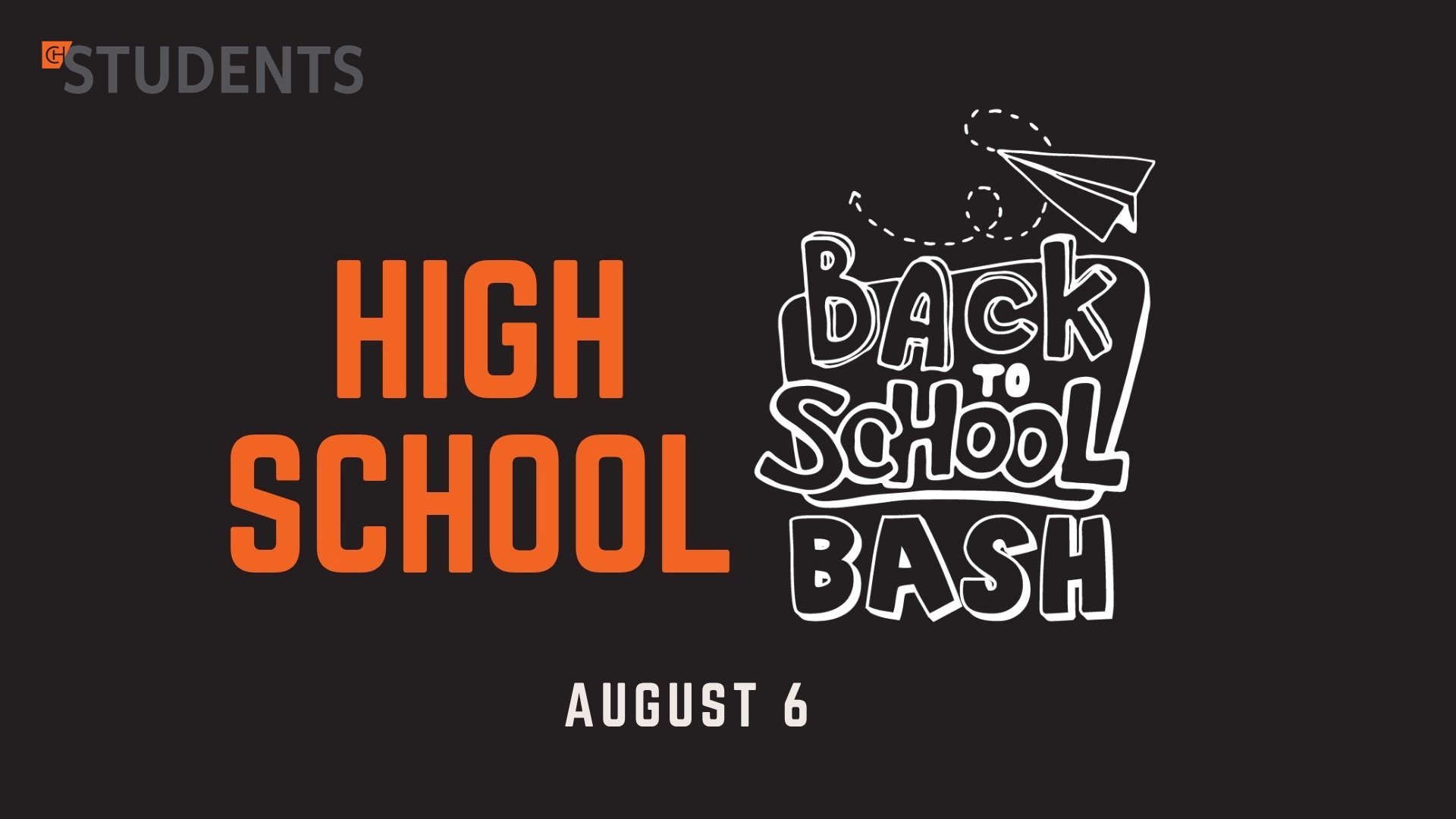 High School Back to School Bash