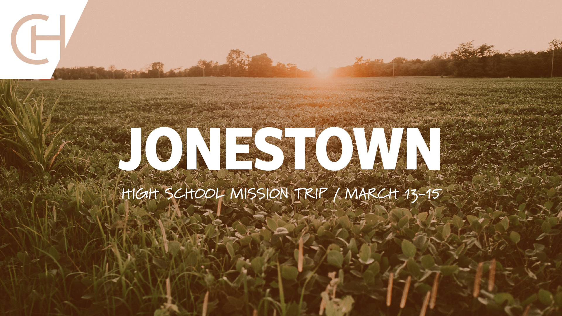High School Mission Trip 2026: Jonestown