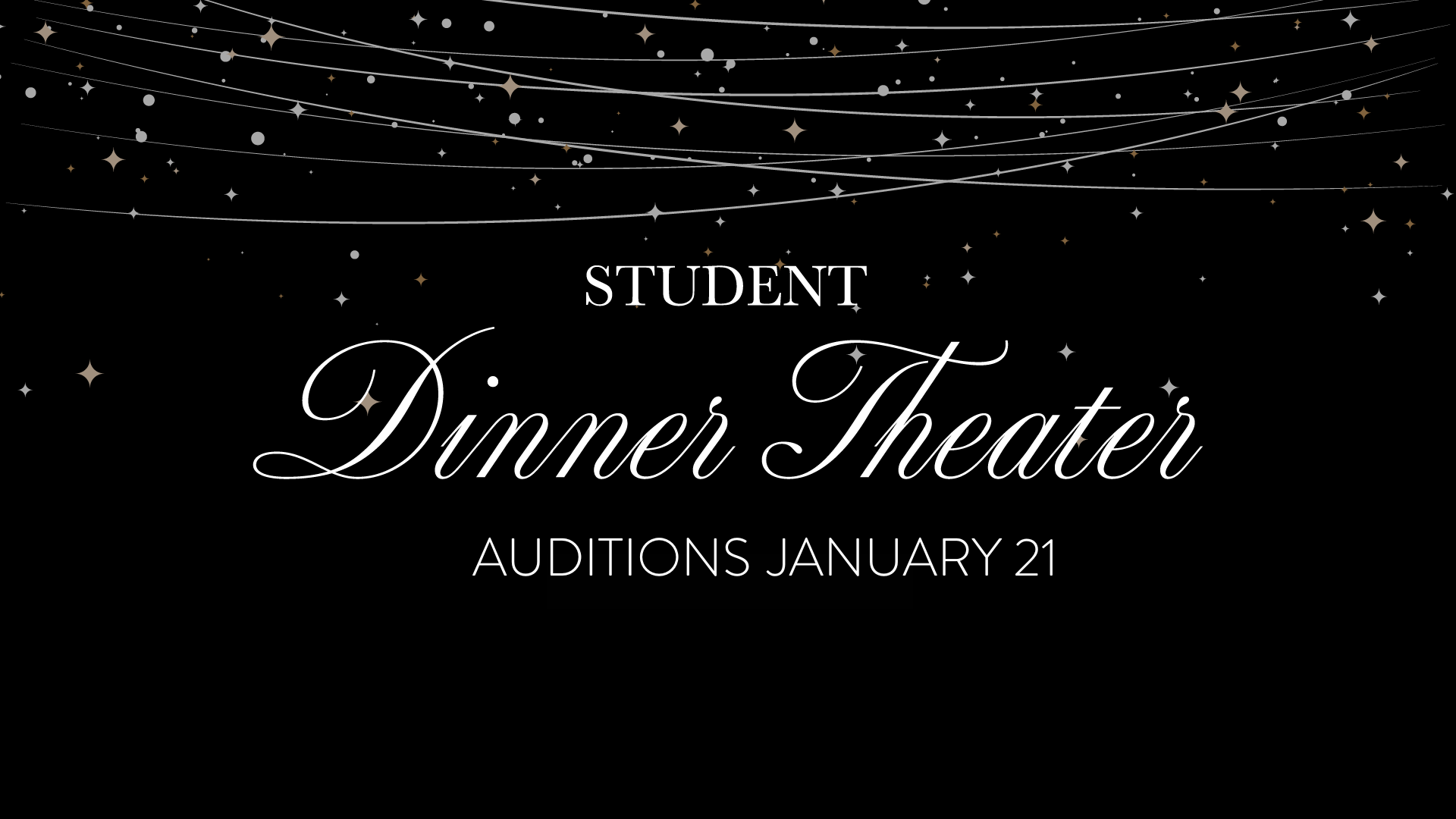 Student Theater Auditions
