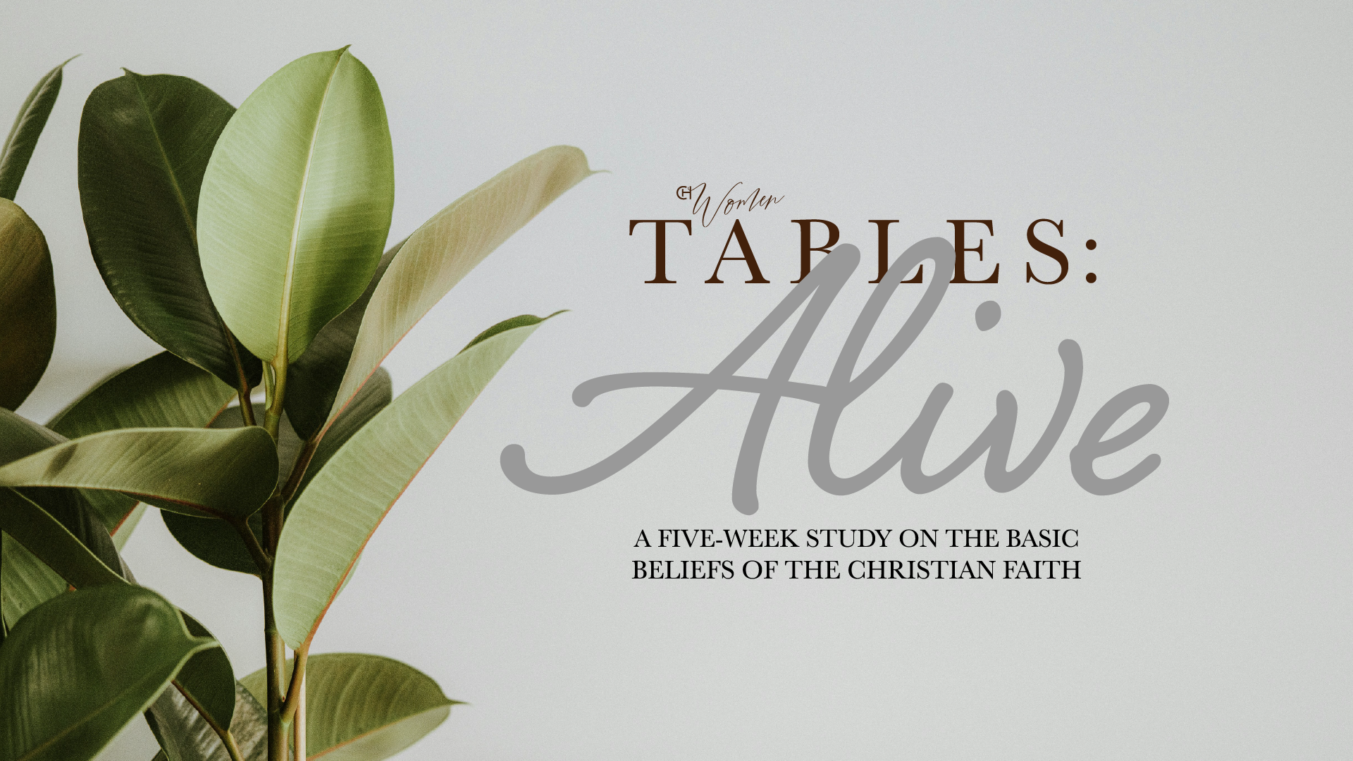 Tables: Alive