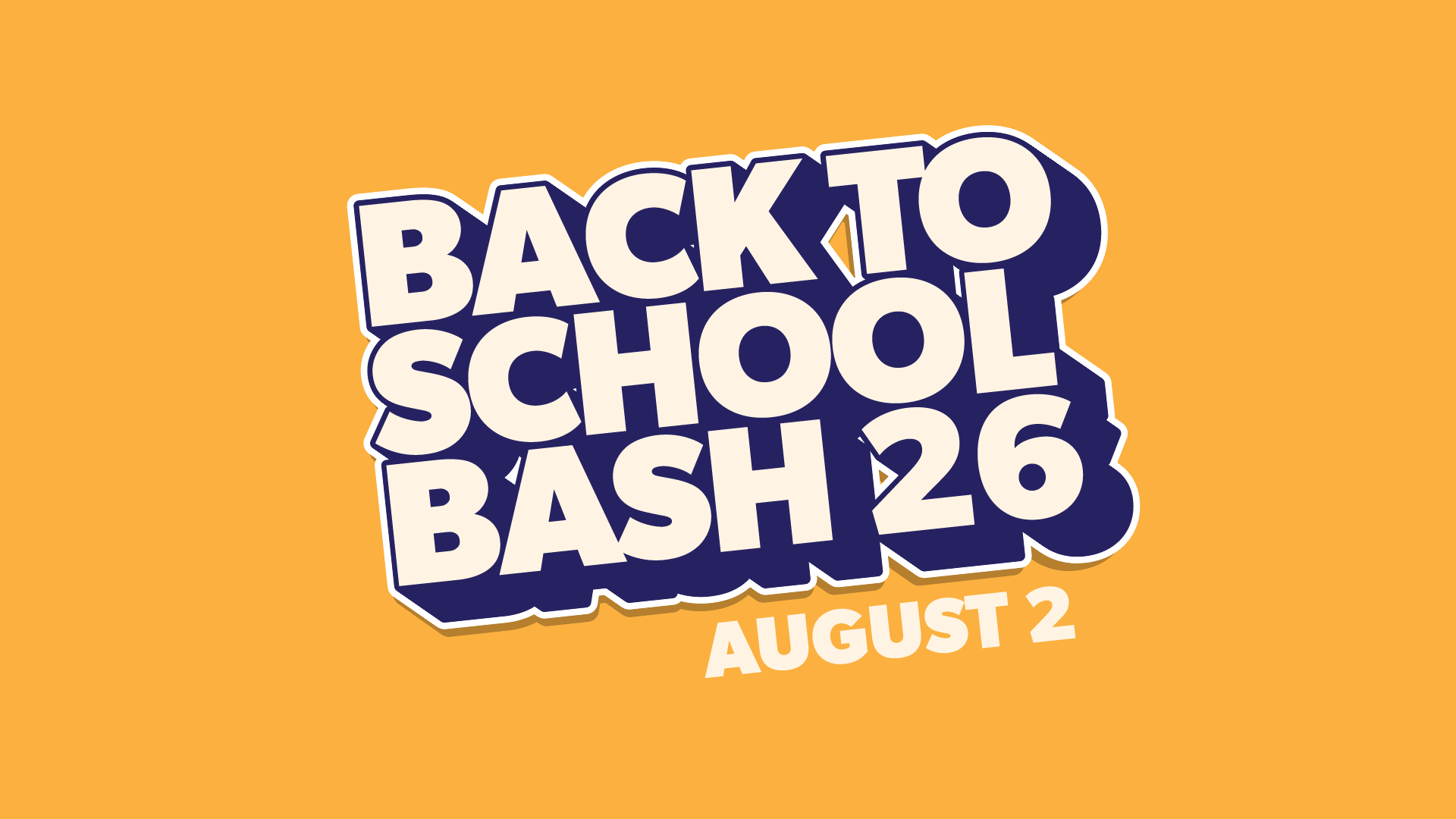 Back To School Bash